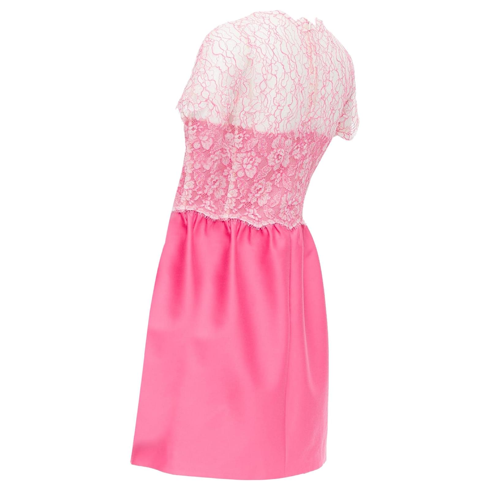 open lace back dress Rebecca Maxi Dress in Pink Floral – Lace & Beads main image 0