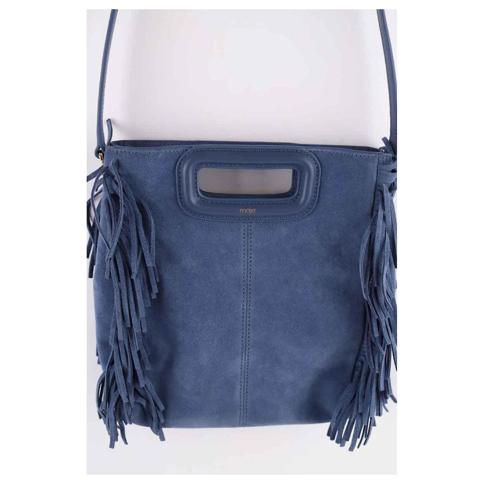 Sac à Main Fille Justice En Daim Bleu - Taille M - Occasion