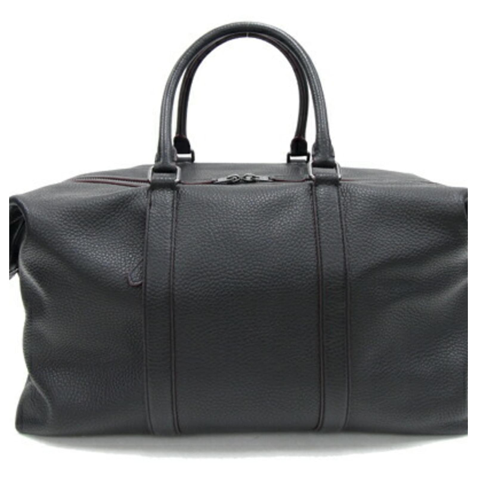 Coach Boston Bag Trekker 75715 Black Leather ref.1718526 - Joli Closet