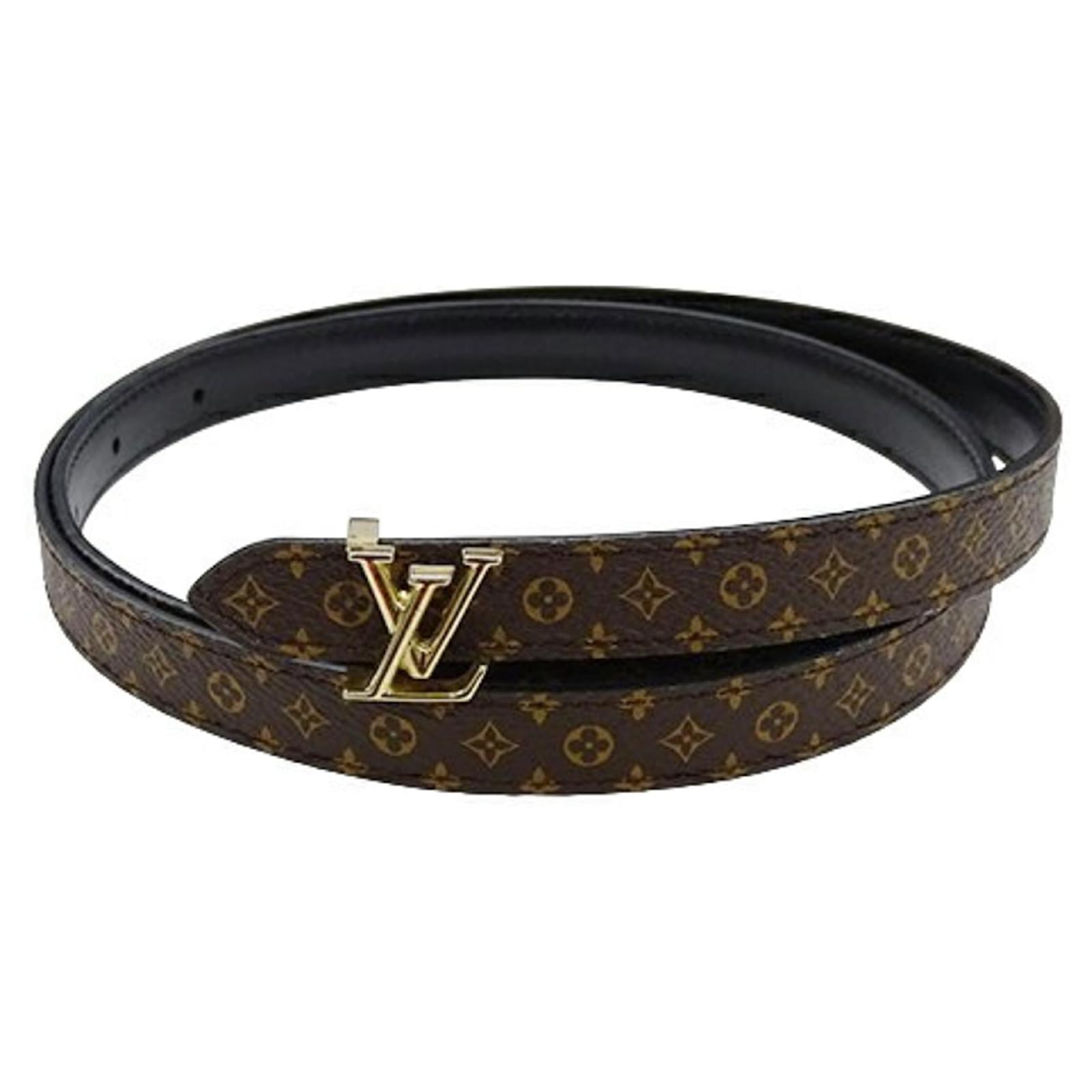 Ceinture Femme Monogram Louis Vuitton Noir ref.1718536 Joli Closet