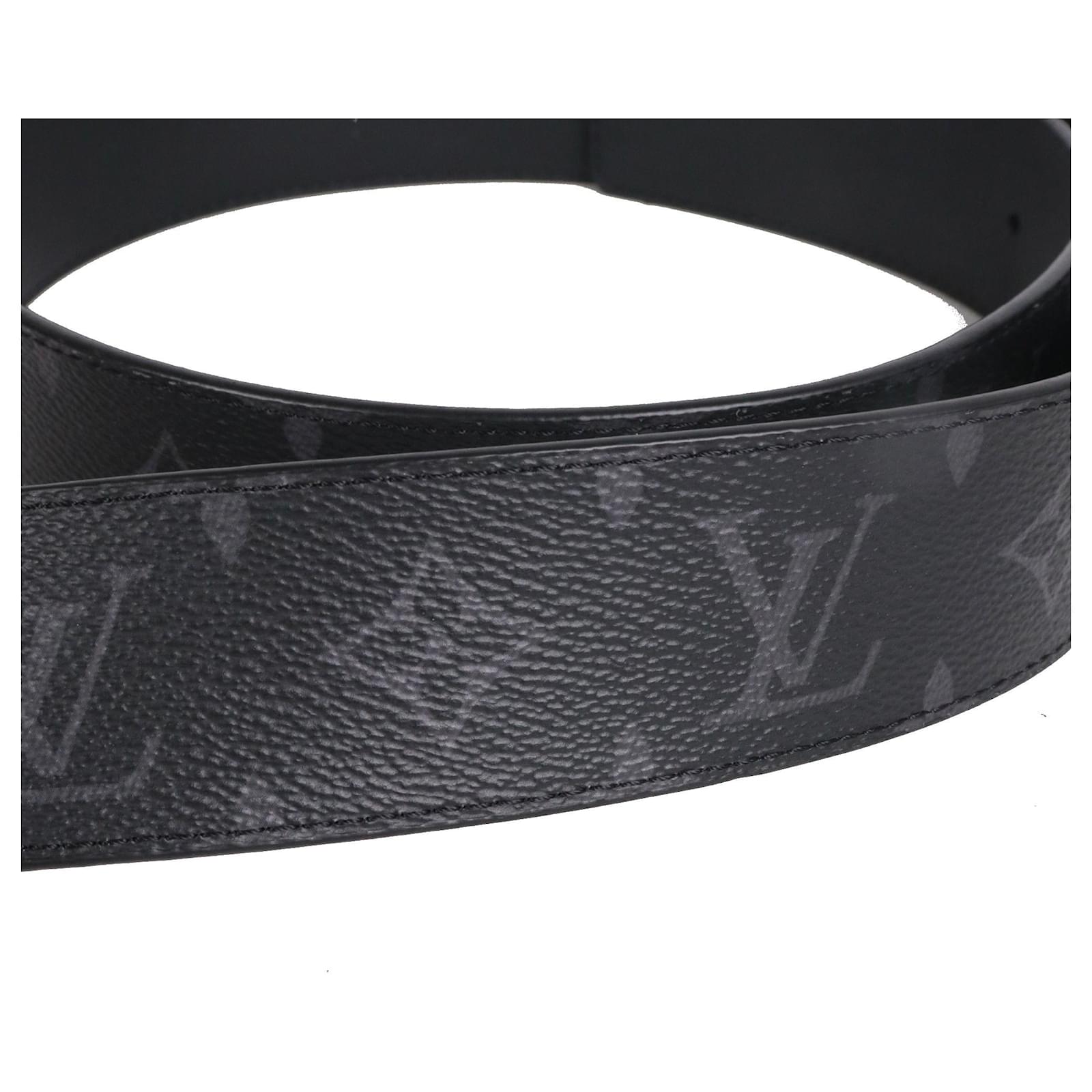 LOUIS VUITTON Belts T.cm 85 Cloth Black ref.1718871 - Joli
