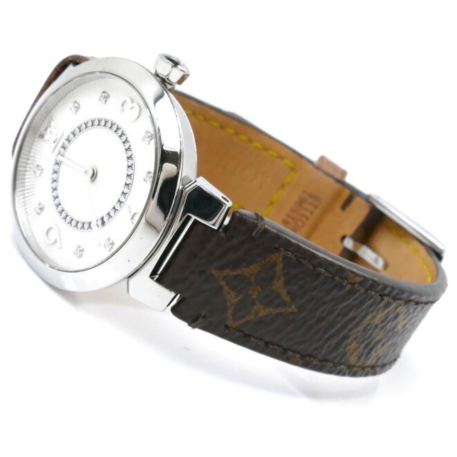 Louis Vuitton Tambour 8P Diamond Watch ref.1719379 - Joli Closet