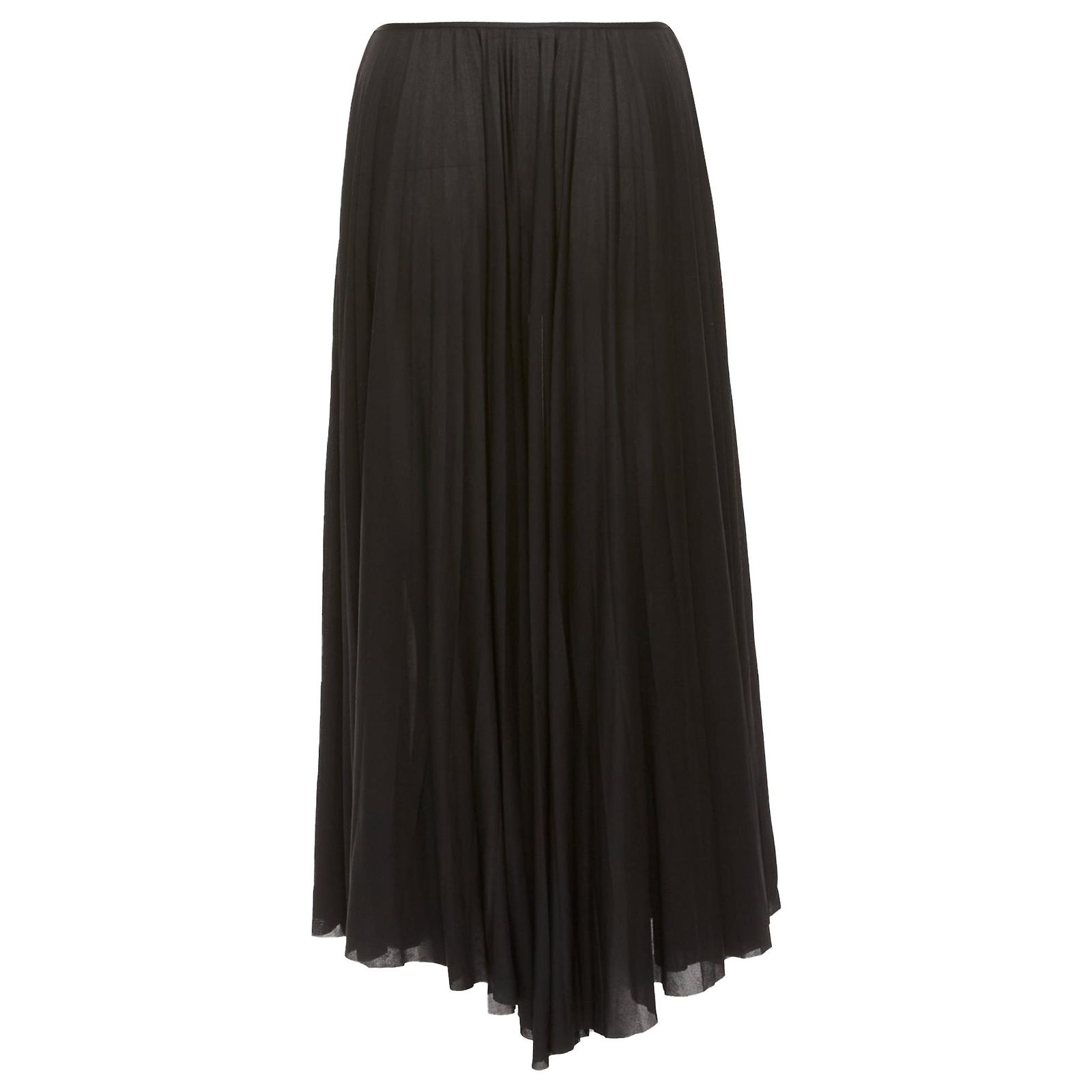 Mini-jupe Plissée Noire Céline Phoebe Philo - Laine Et Polyester - Taille XS - Très Bon état