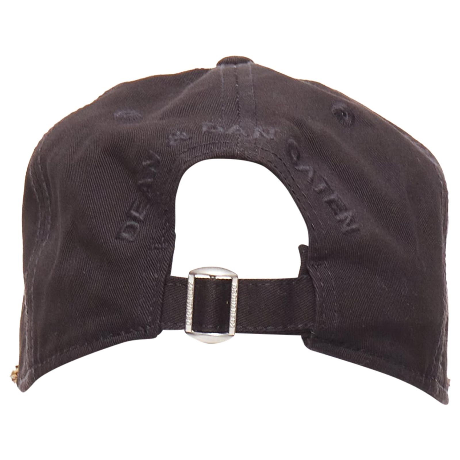 Dsquared2 Cotton Clear Star Crystals Dean Dan Caten Cap DSQUARED2 BCM0763 LOGO BASEBALL CAP COL.2124 - Probus main image 3