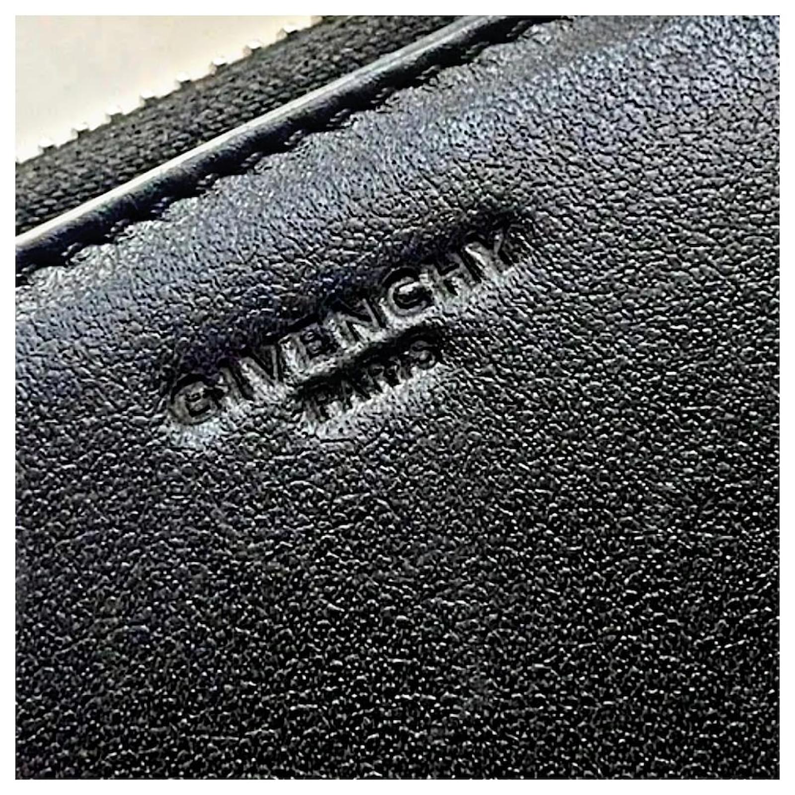 Authentic Givenchy Riccardo Tisci 14 AW Black Calf Leather