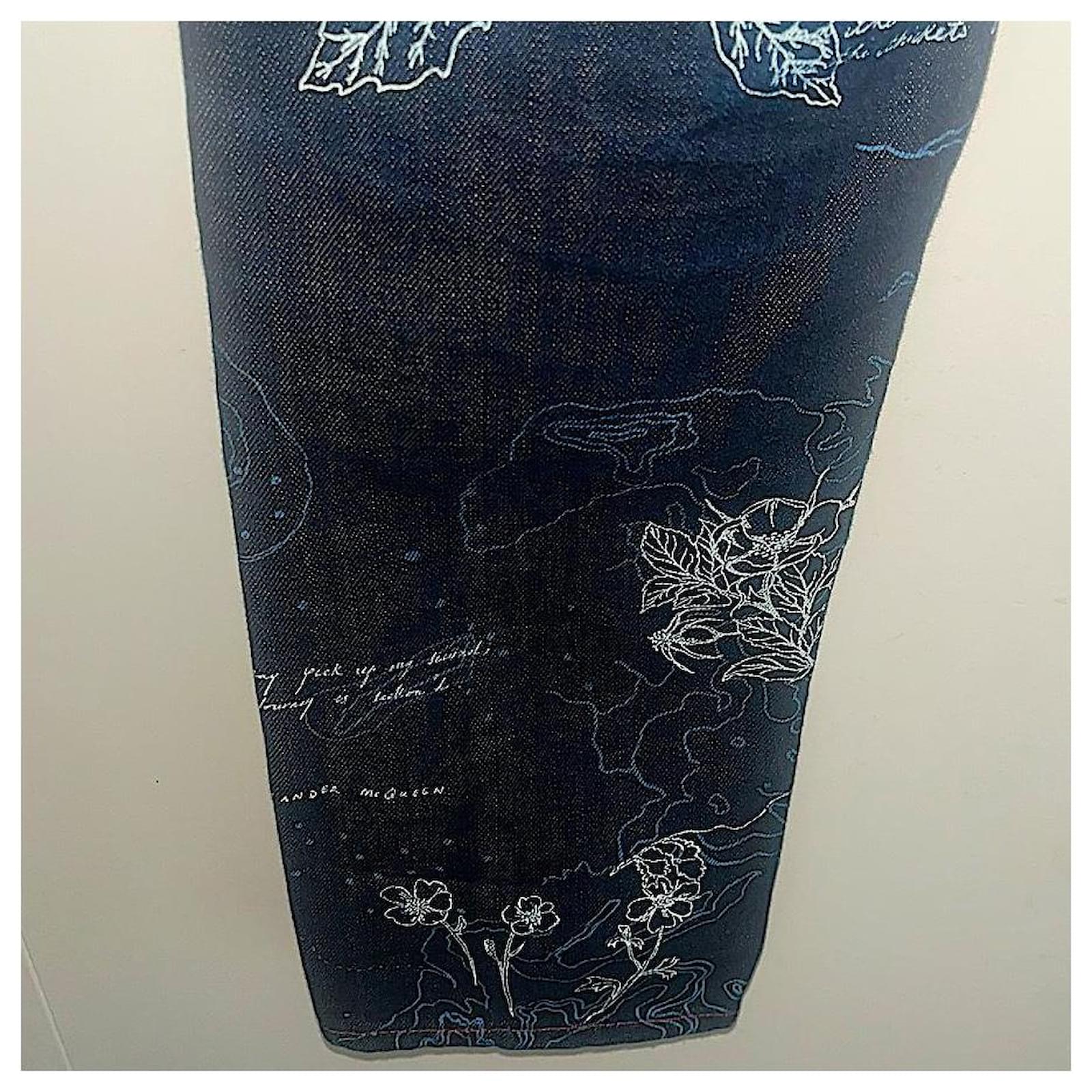 Alexander Mcqueen Authentic Vintage McQueen Embroidered Poetic