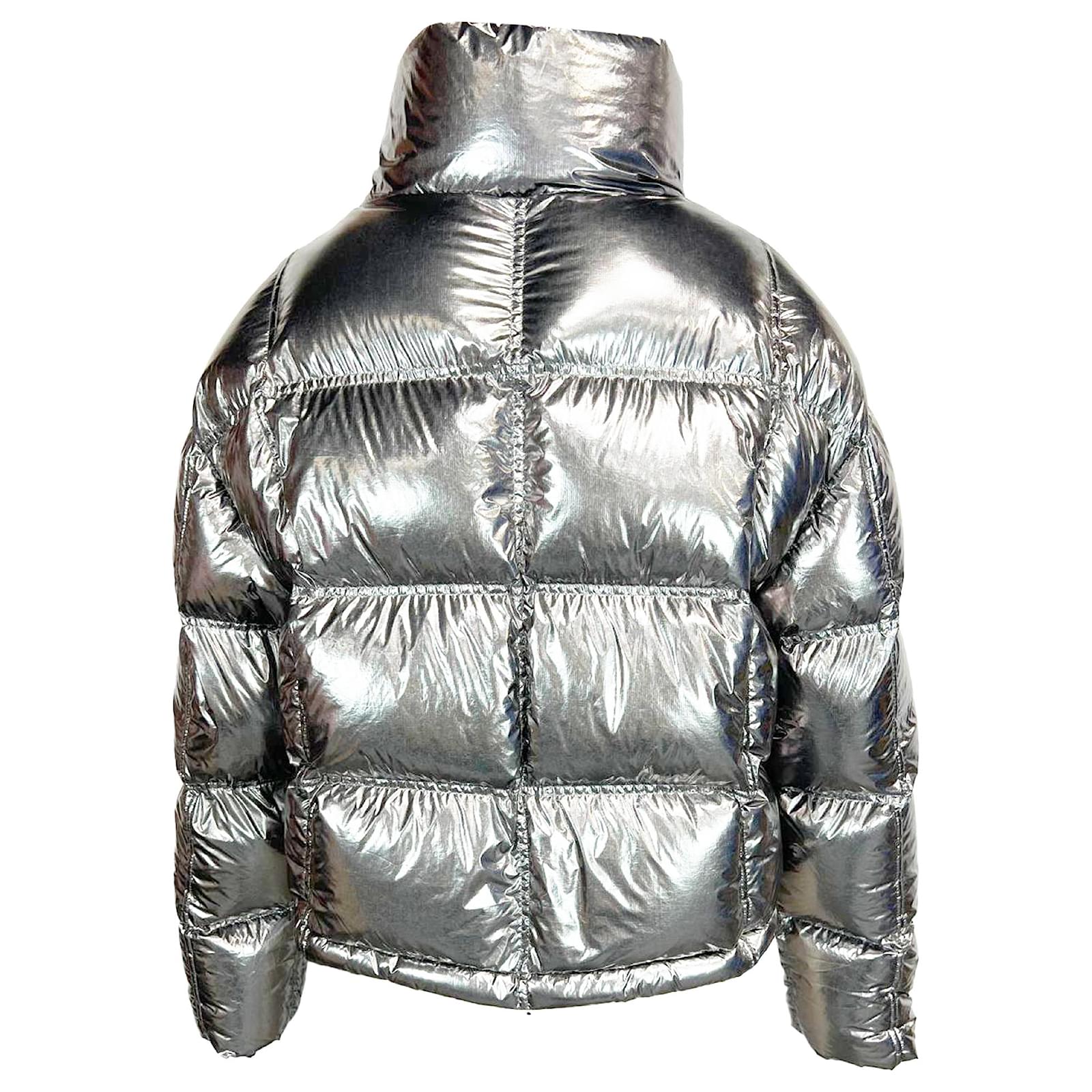 Jaqueta acolchoada Perfect Moment Nevada em nylon prateado Prata