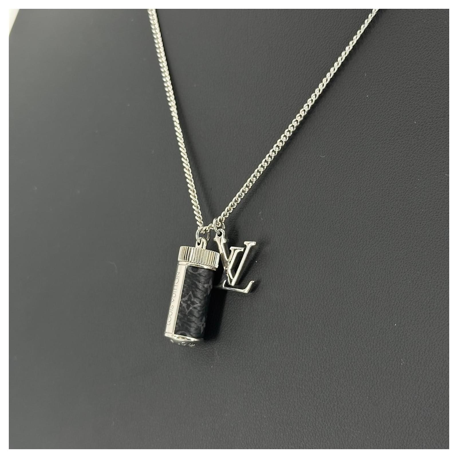 アクセサリー LOUIS VUITTON Monogram Charms Necklace Louis Vuitton Monogram Charms Necklace M62485 Adjustable Pendant