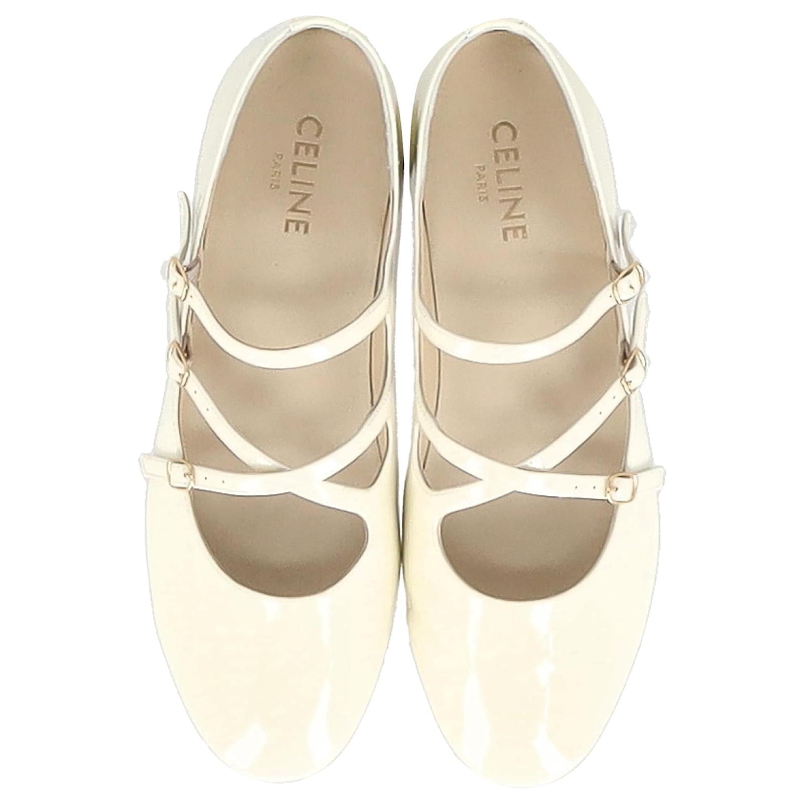 LES BALLERINES CELINE ベビーズ バレリーナ Women's Les ballerines Celine babies in patent calfskin