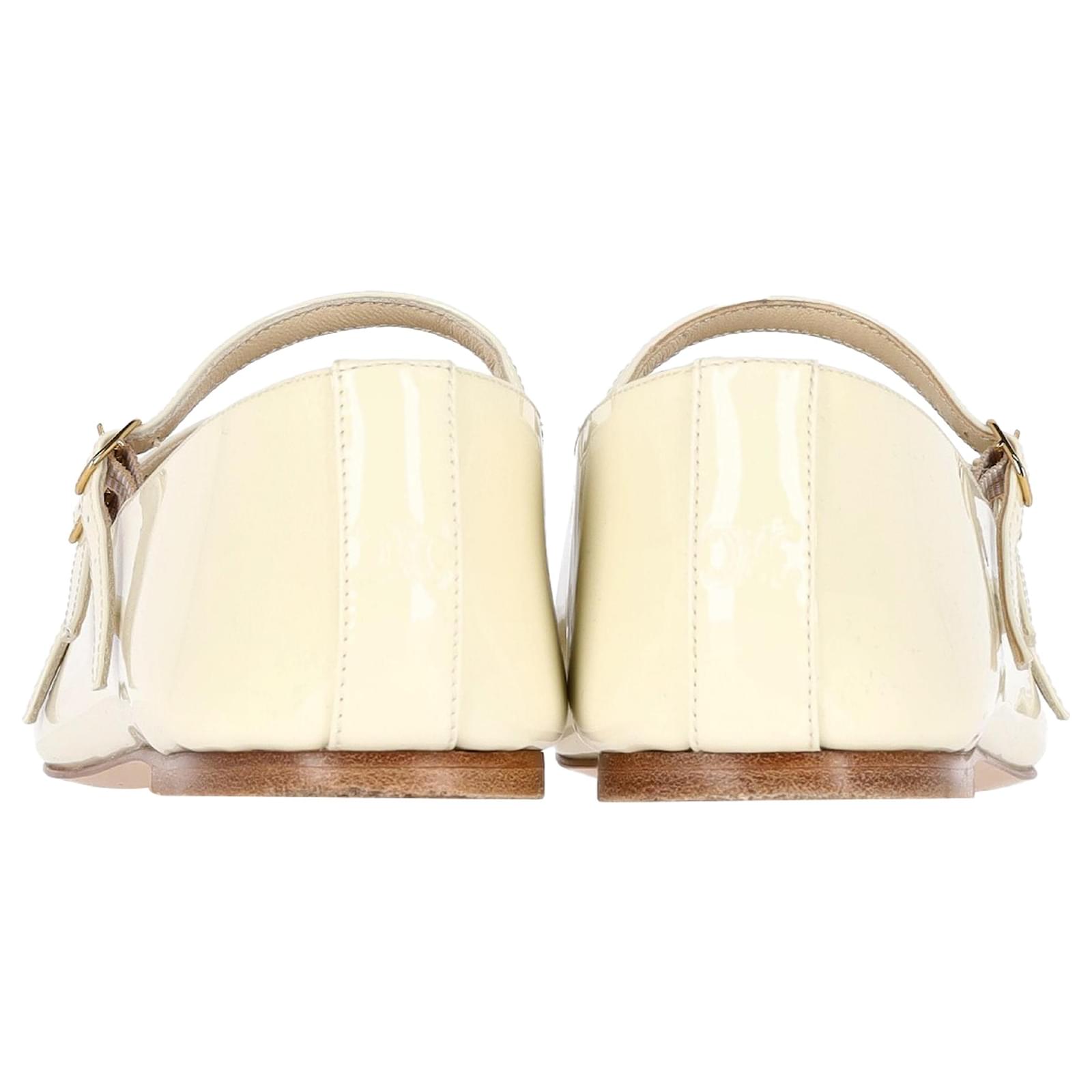 24AW CELINE LES BALLERINES クリスクロス ベビーズ バレリーナ LES BALLERINES CELINE ベビーズ バレリーナ / パテントカーフ