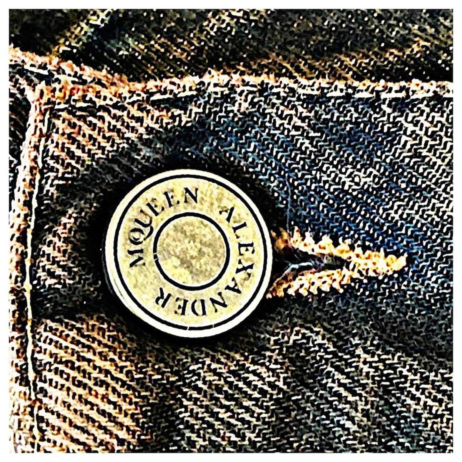 Authentic Vintage Alexander McQueen 05 AW Archive Mudded Denim