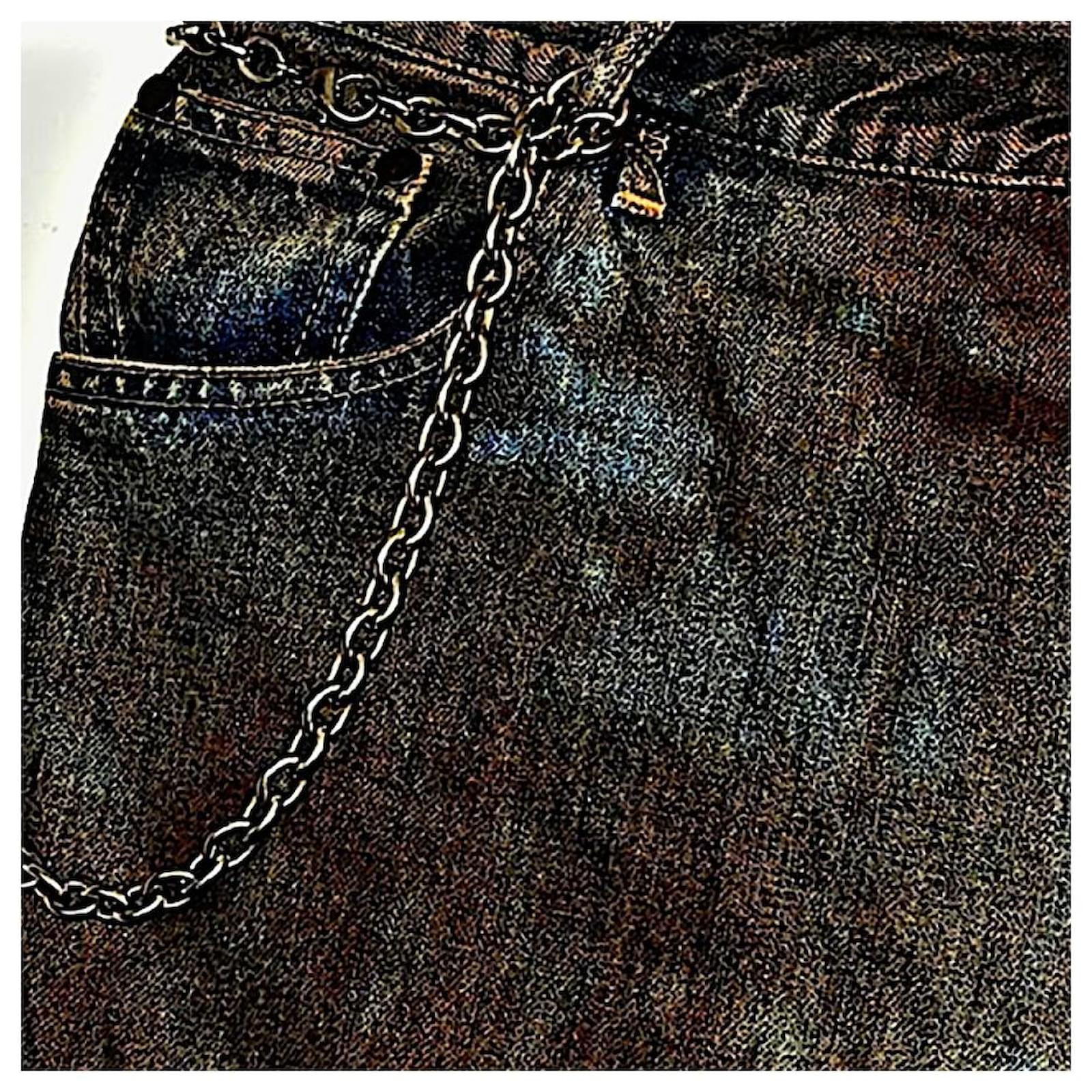 Authentic Vintage Alexander McQueen 05 AW Archive Mudded Denim