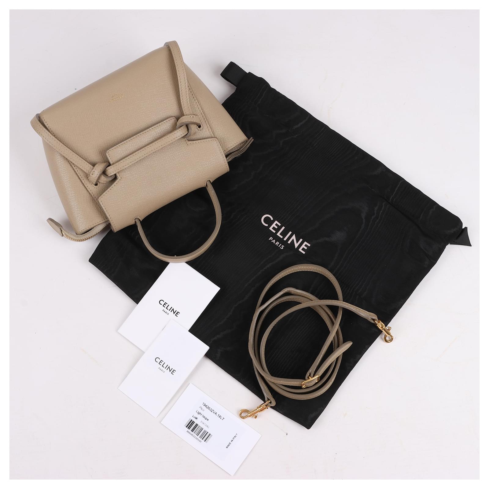 Bag 194263zva Celine Pico Belt Bag Taupe Céline Celine Belt Bag