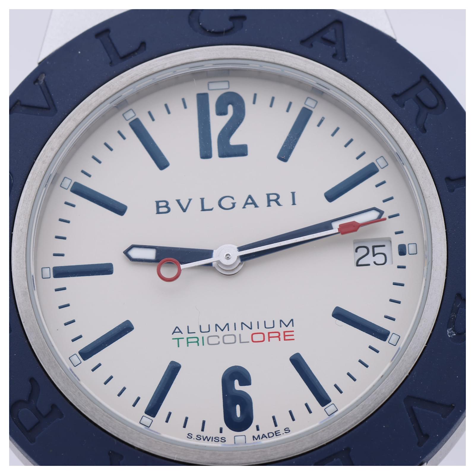 Bulgari Reloj BVLGARI Aluminum Tricolor BB40AT BUAQ7II AL Caucho