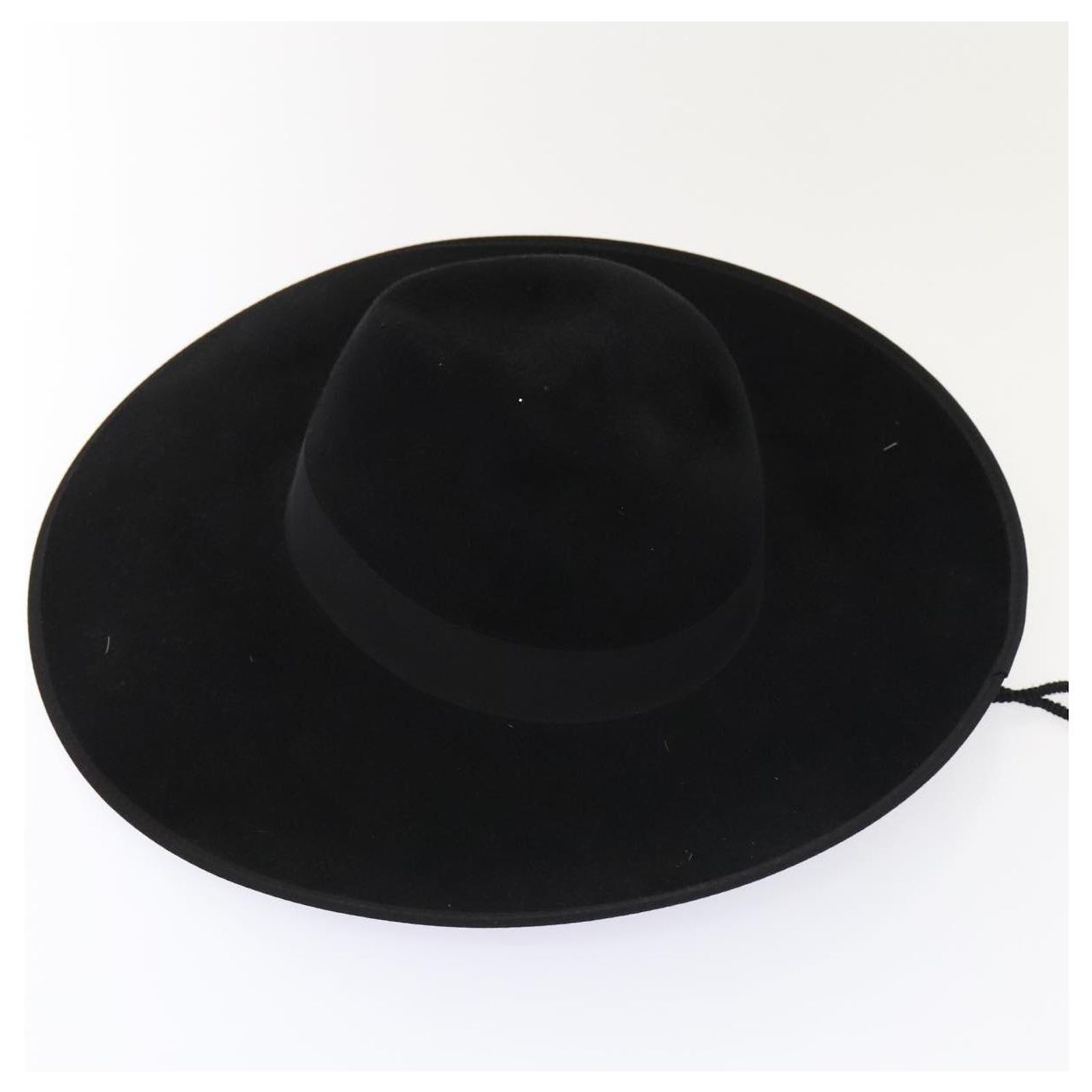 GUCCI Hat Felt XL Black Auth am6942 Cloth ref.1726334 - Joli  display picture 1