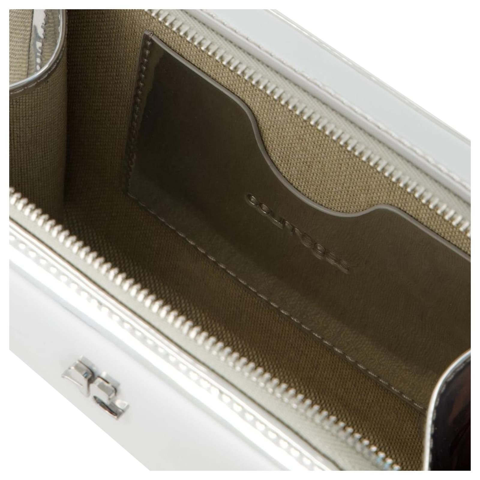 Cloud Chained Mirror Purse - Courreges - Leather - Silver