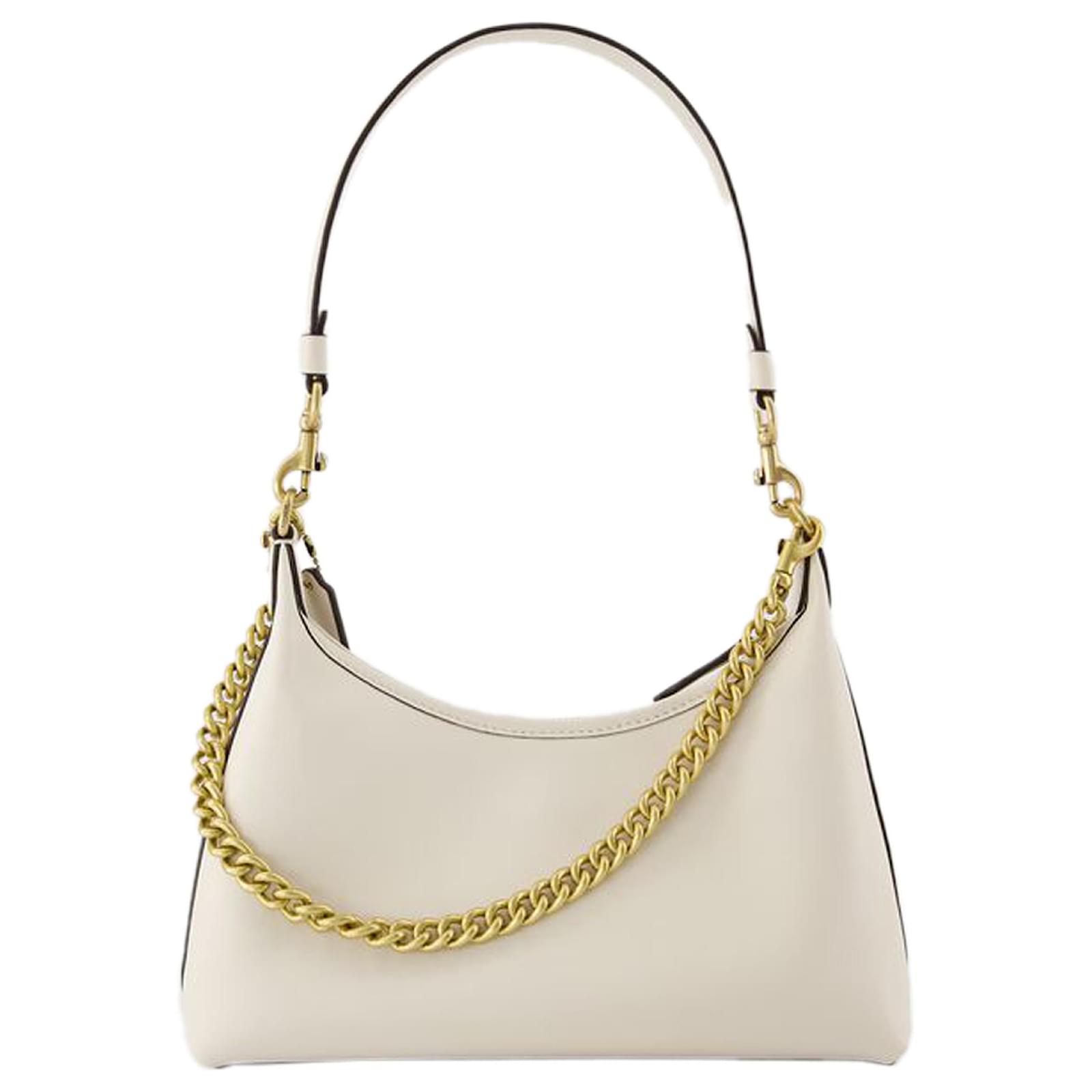 Juliet 25 Shoulder Bag - Coach - Leather - White Brown Beige