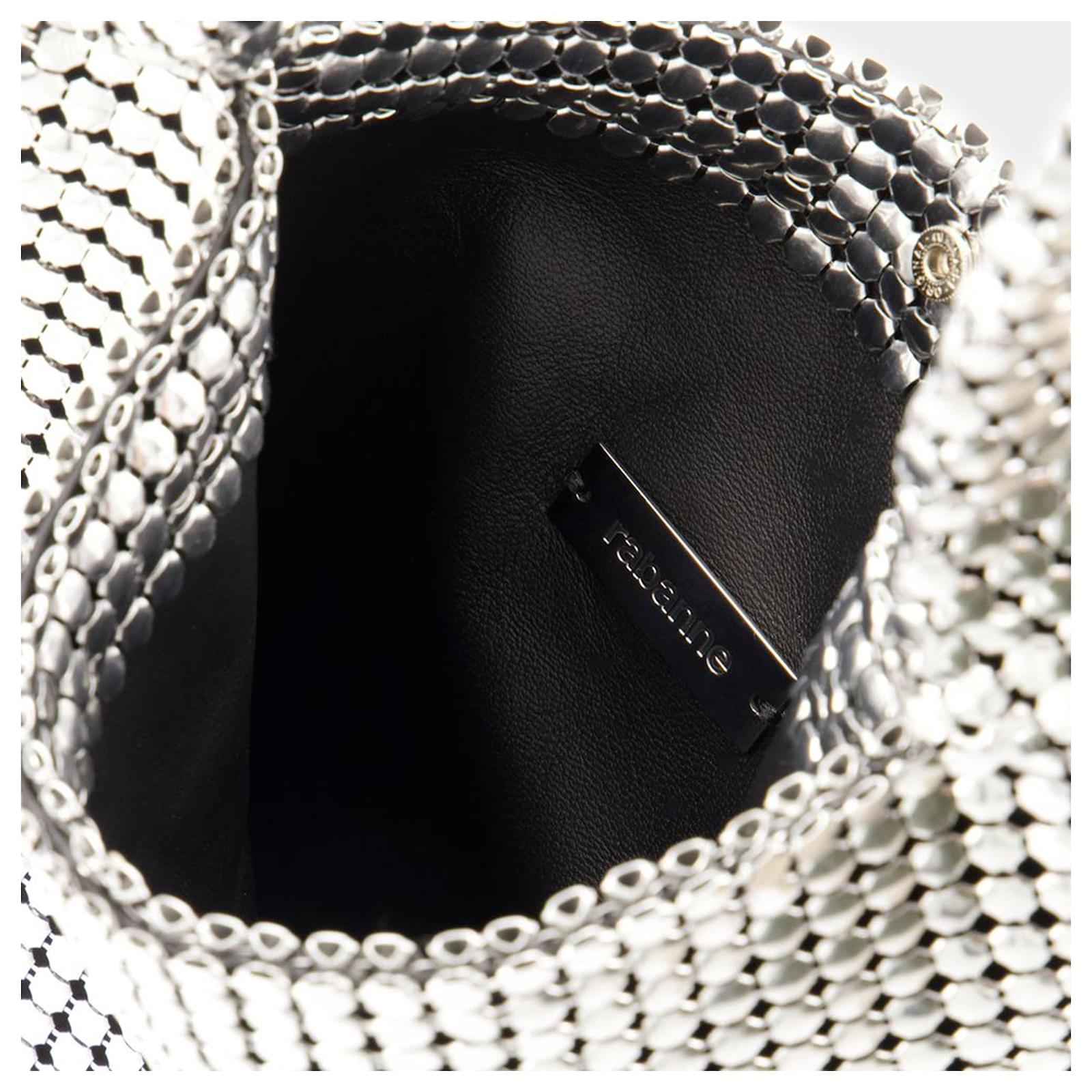 Paco Rabanne Medium Silver Pixel Shoulder Bag - Rabanne Paco Rabanne Medium Silver Pixel Shoulder Bag - Rabanne