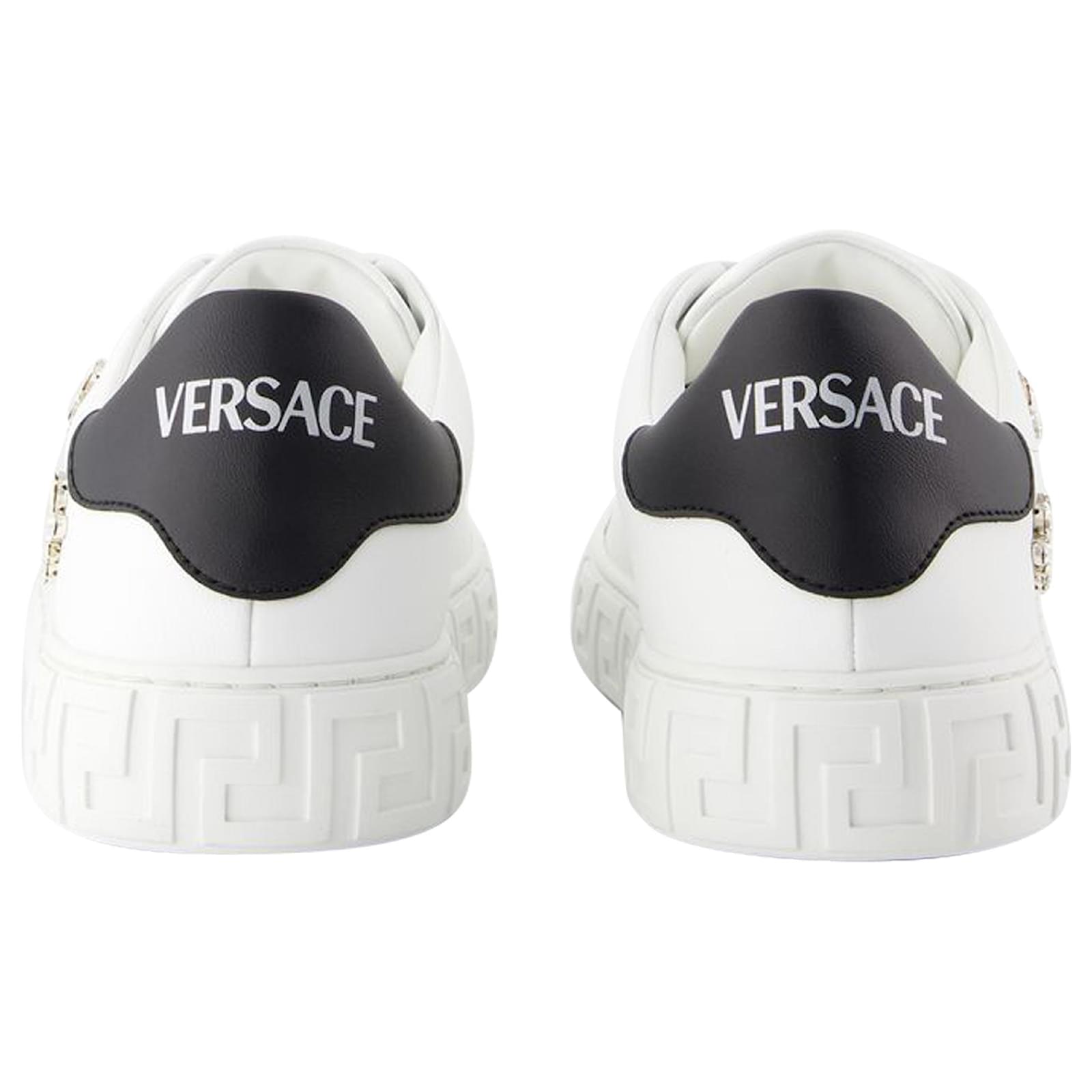 La Greca Sneakers - Versace - Canvas - White ref.1726913