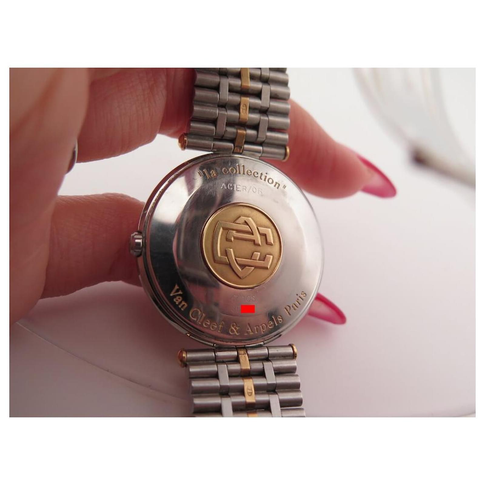 VINTAGE VAN CLEEF & ARPELS WATCH COLLECTION 47103 33 MM IN GOLD