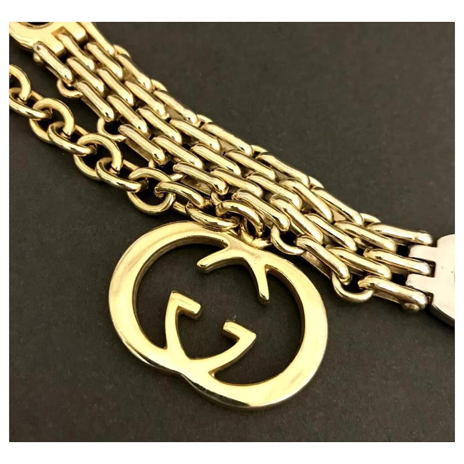 小物 Gucci Interlocking G Gold Chain Belt Gucci Interlocking G Chain Belt in Gold | LN-CC