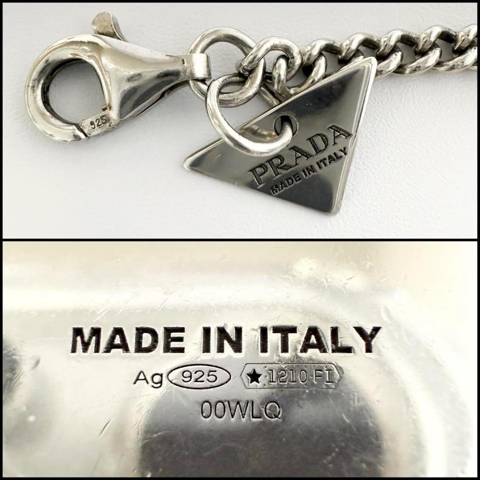 【関税＆送料込み】Prada Necklaces Black Prada Symbole necklace | PRADA