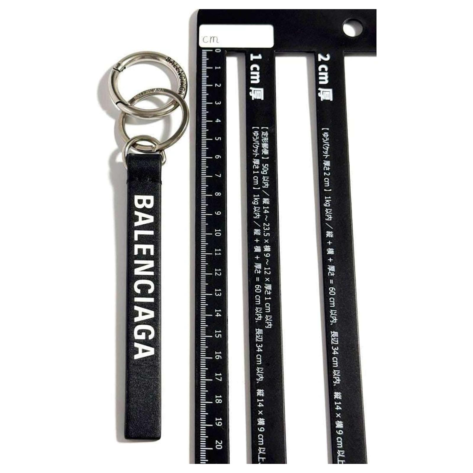 BALENCIAGA EVERYDAY LEATHER  KEYRING SLG keyring in multicoloured - Balenciaga | Mytheresa