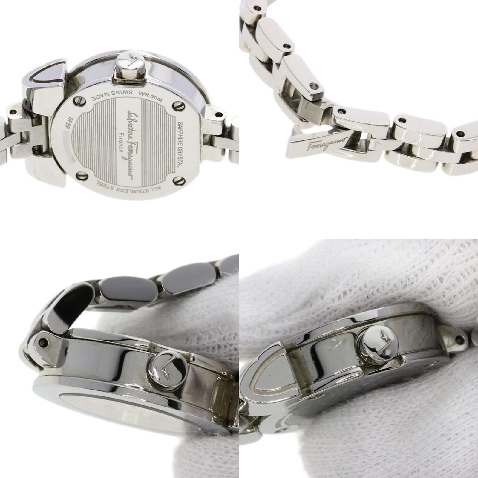 Salvatore Ferragamo Gancini 12P Diamond Watch ref.1730367 - Joli