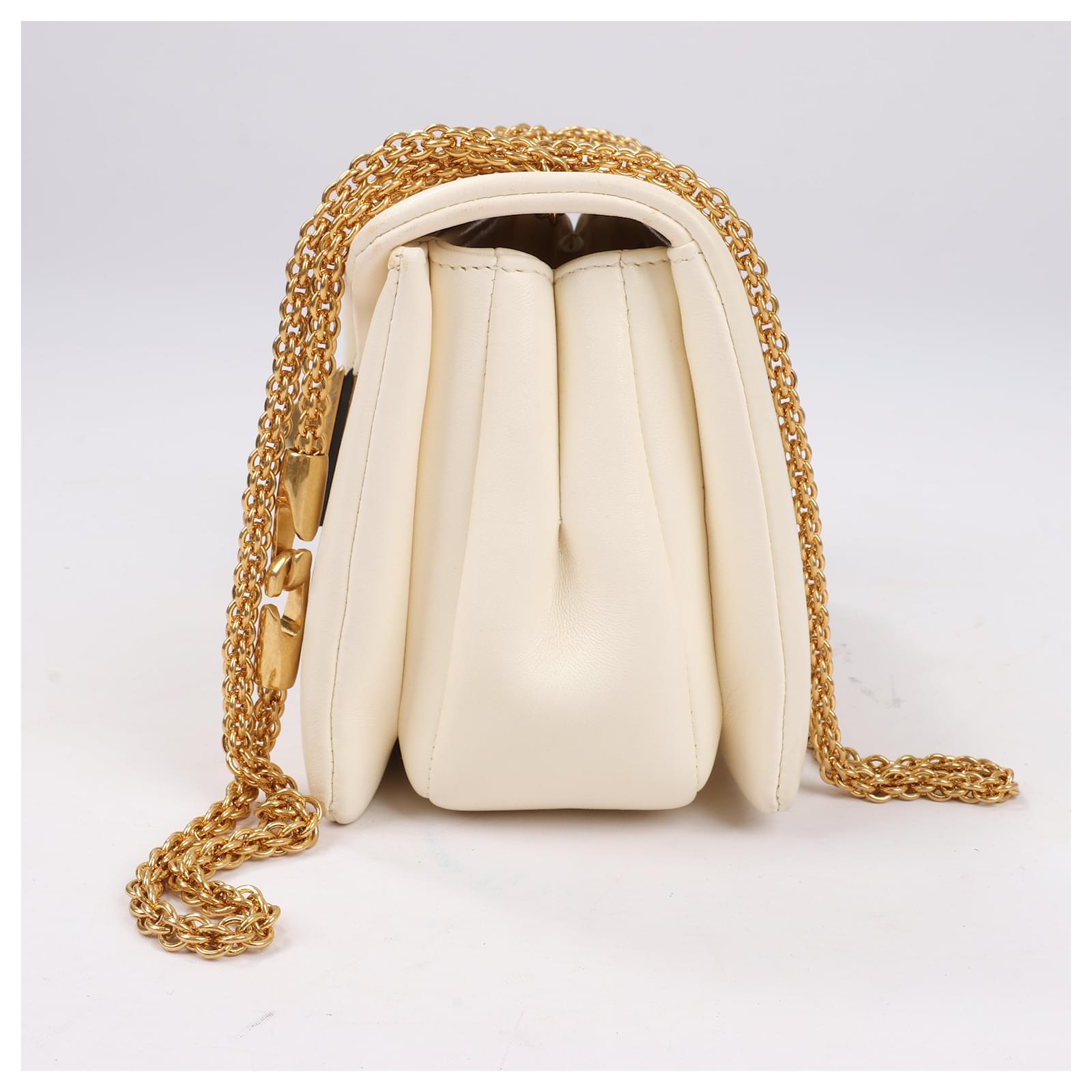 Valentino Garavani One Studs Leather Chain Shoulder Bag in
