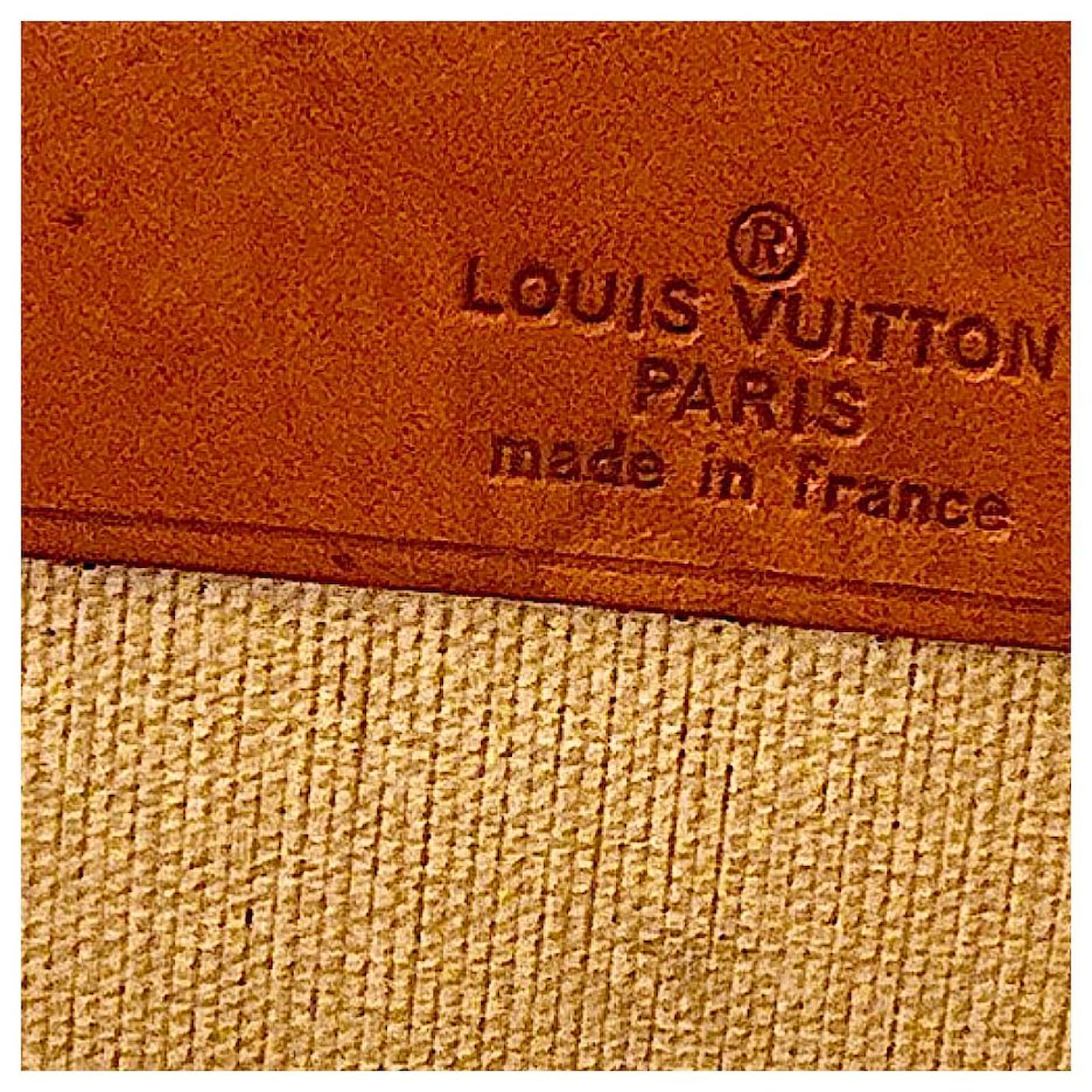 Authentic Vintage Louis Vuitton Rare Monogram Sac Trois Poche 50 Travel Bag Brown Leather Cloth  ref.1730743