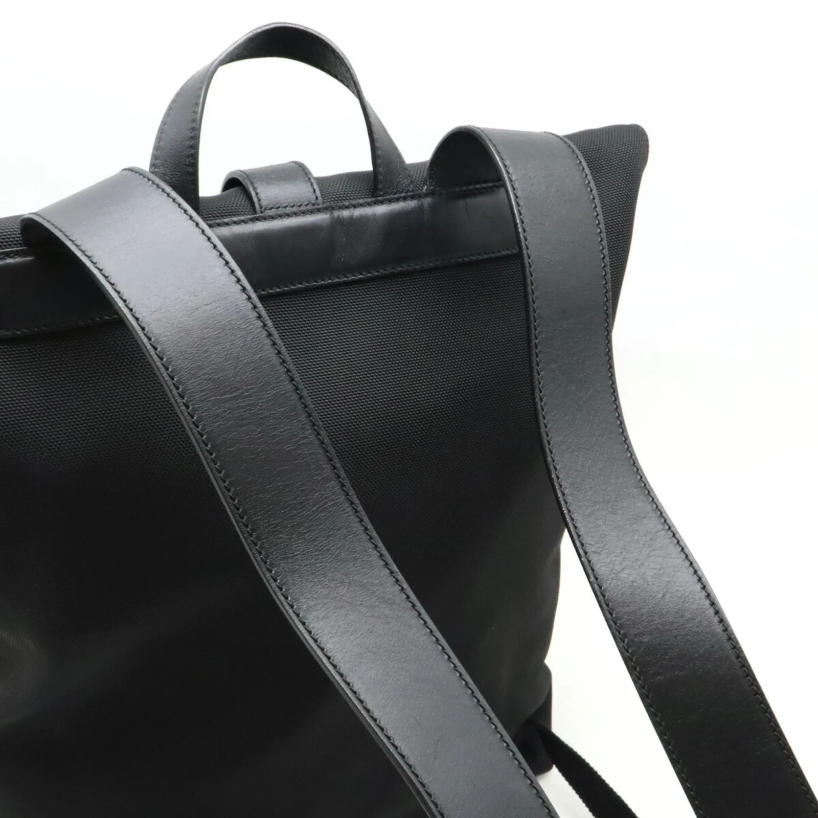 Gucci Band Techno Canvas Web Line Shelly Backpack Black Red 