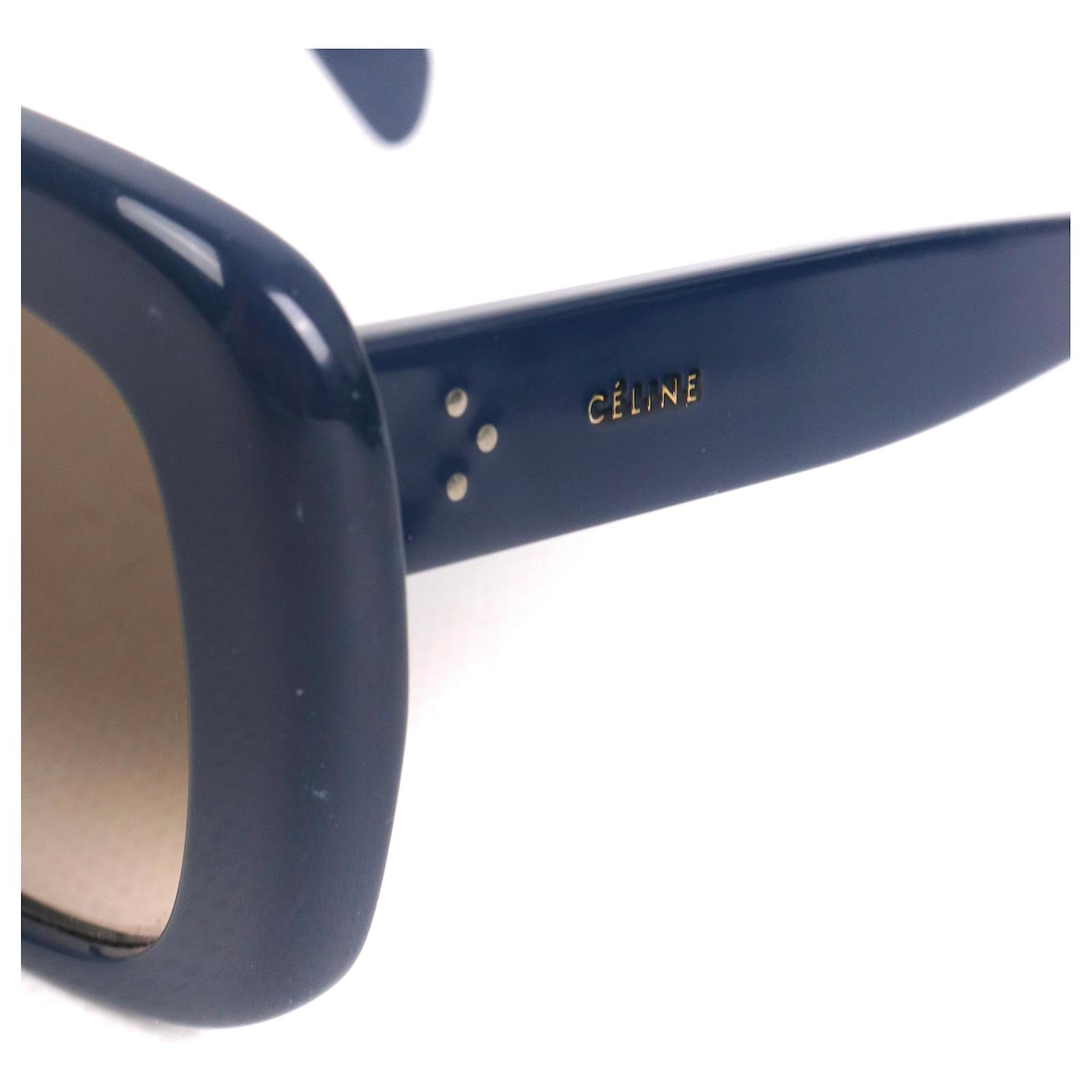 Céline CELINE Sunglasses Plastic Navy blue Joli