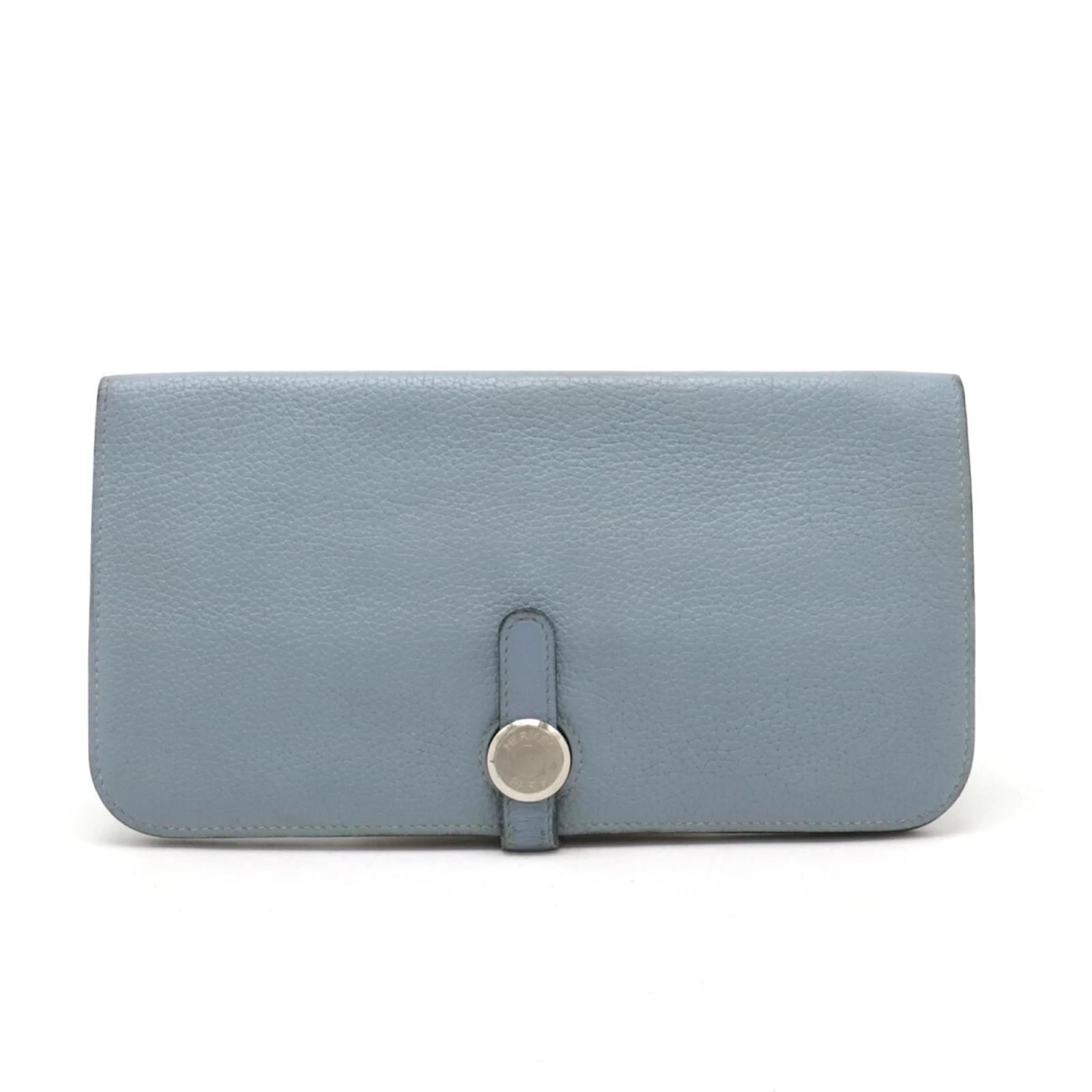 Vintage Hermes Dogon Coin Purse Sky Blue Item detail