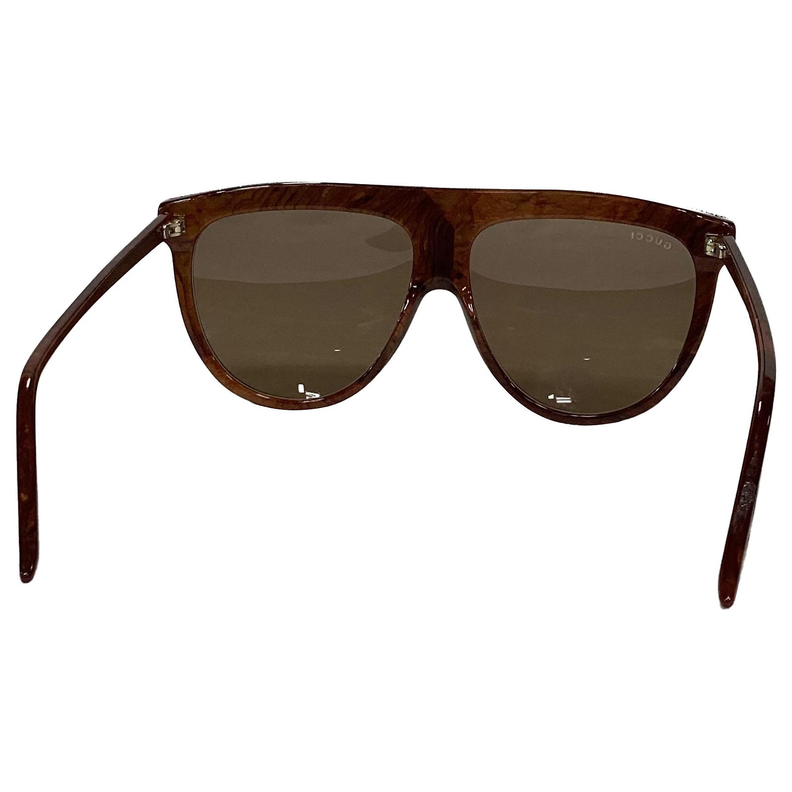 Gucci GG0732S Crystal Embellished Aviator Sunglasses in  display picture 1