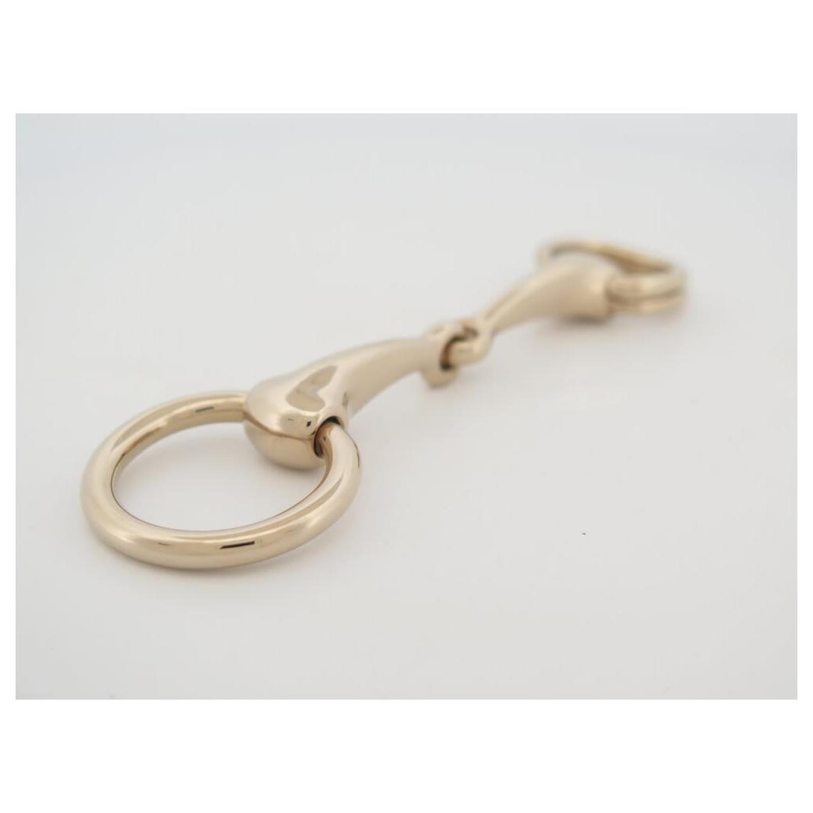 Hermès NINE RING SCARF HERMES TWILLY MINI MORS H601433S GOLD METAL