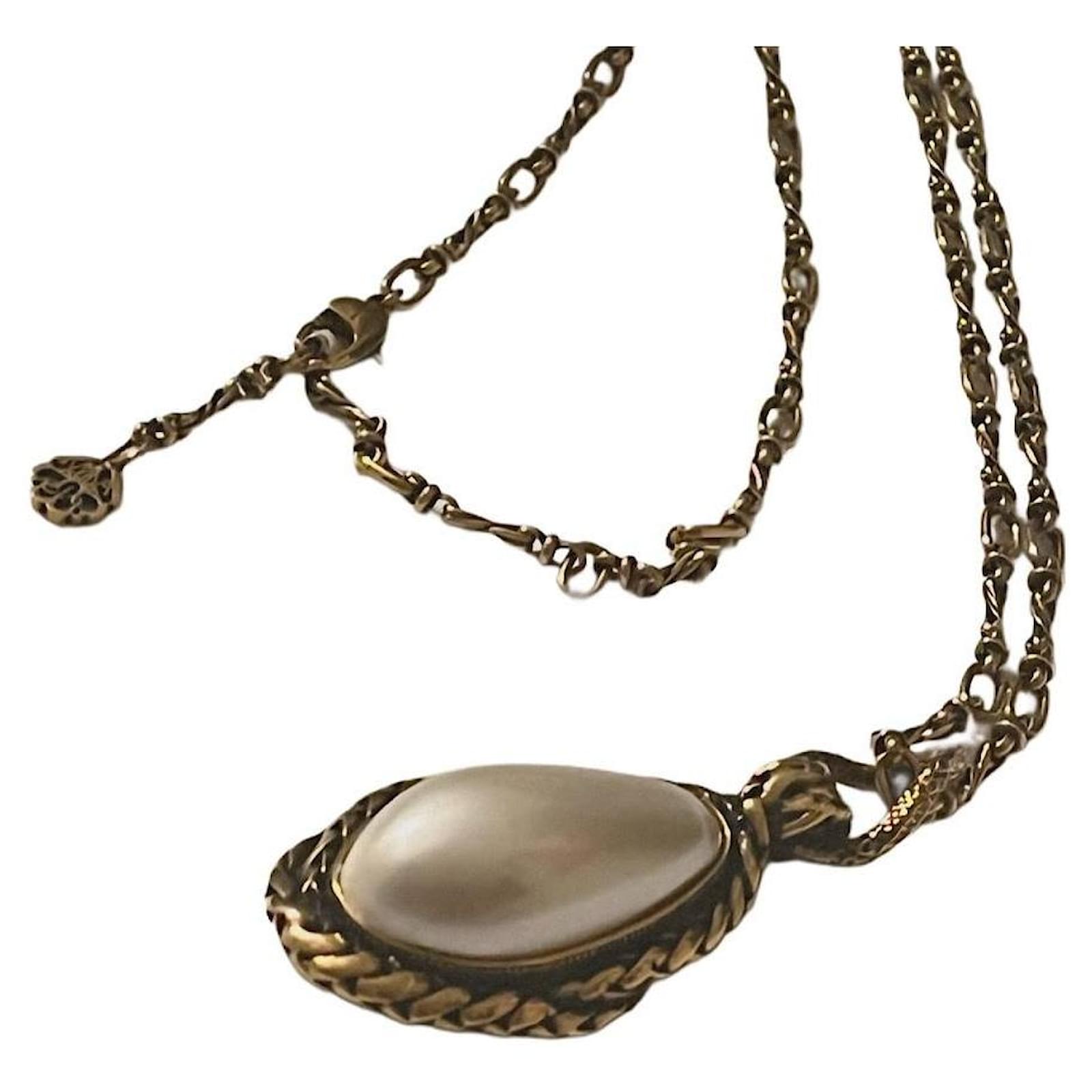 アクセサリー ALEXANDER MCQUEEN SNAKE COIN NECKLACE Alexander McQueen Snake Coin Necklace Oro | END. (AR)