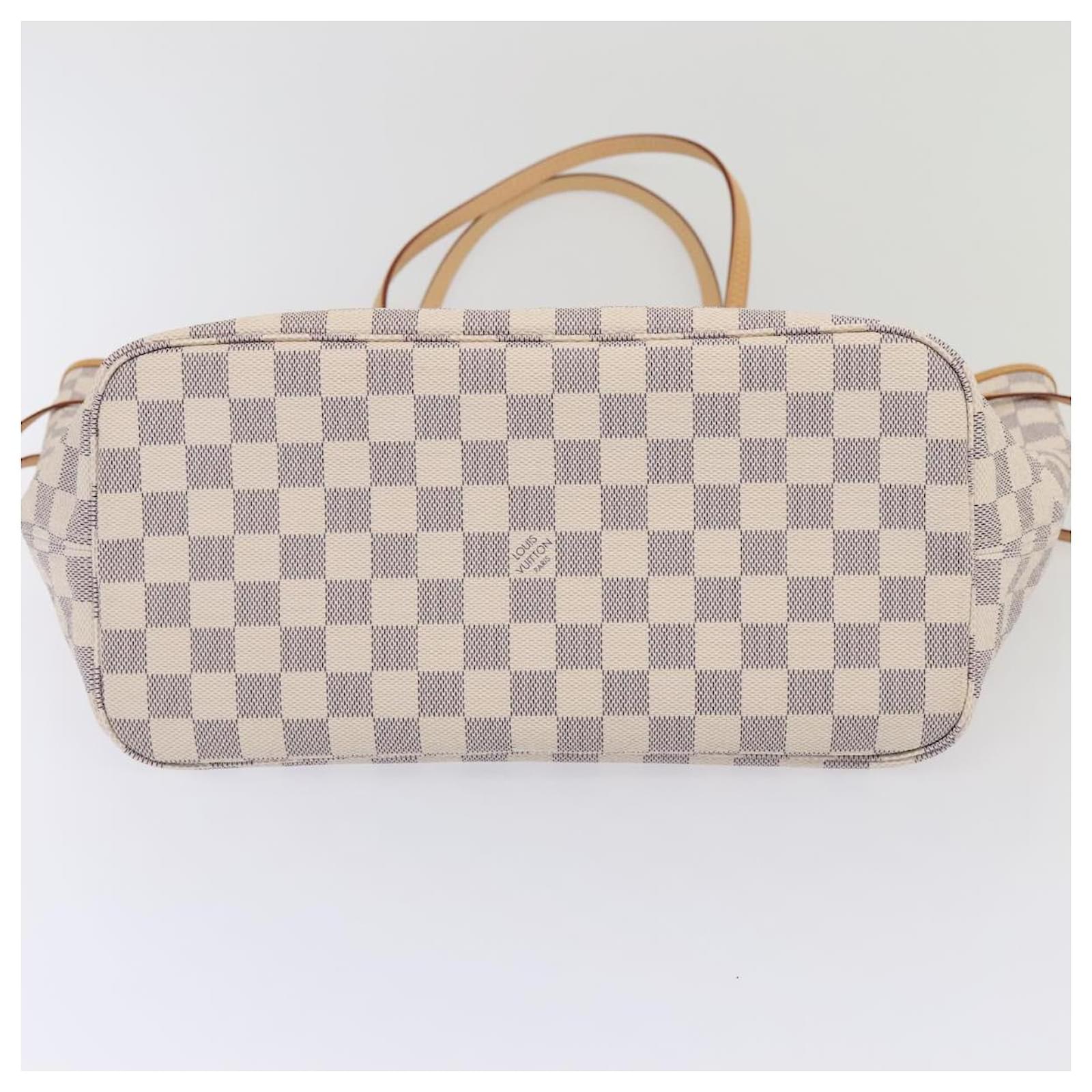 【ルイヴィトン・Louis Vuitton 】Neverfull MM N41605 LOUIS VUITTON Damier Azur Neverfull MM Tote Bag N41605 LV