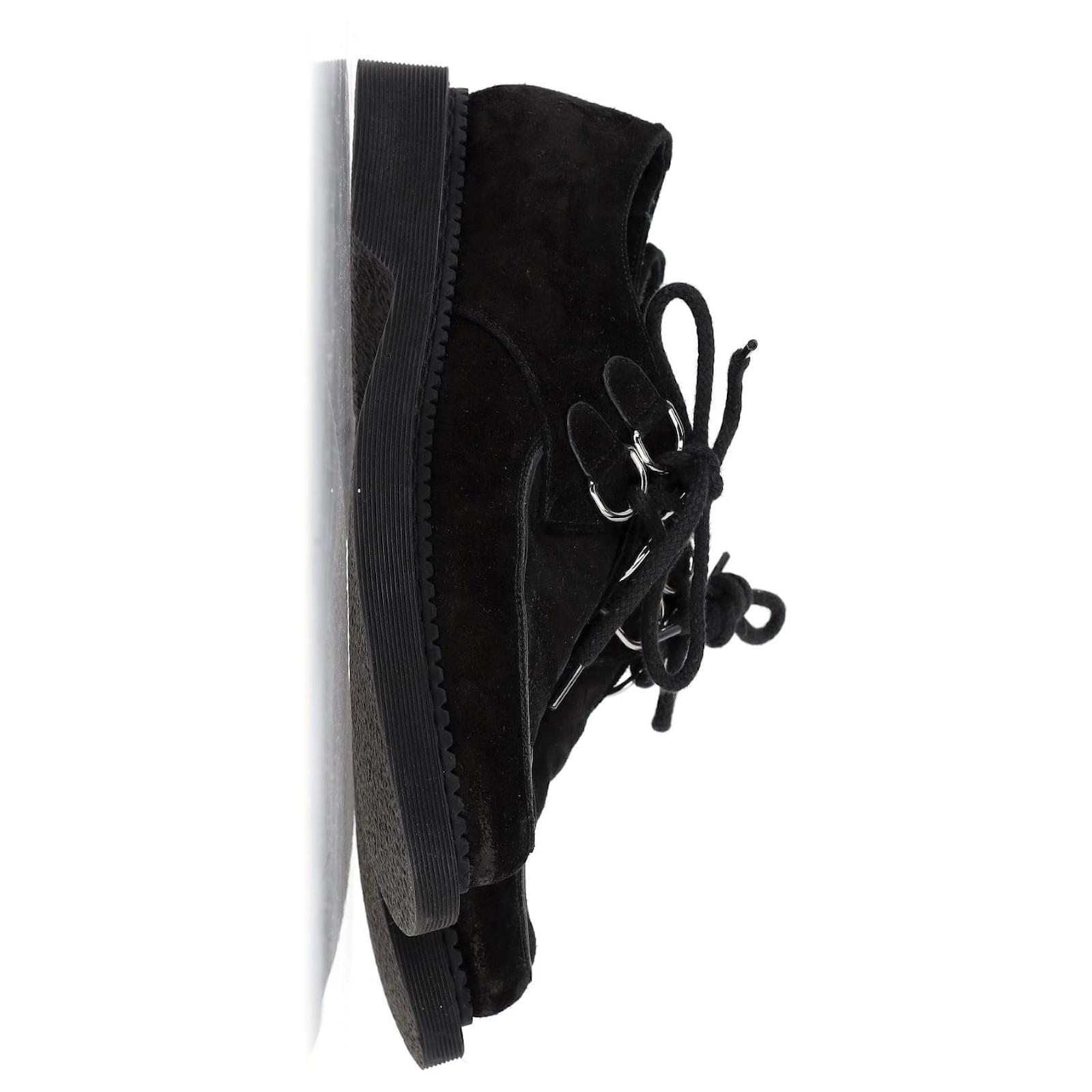 Saint Laurent Teddy Derby shoes in Black Suede ref.1736113 - Joli
