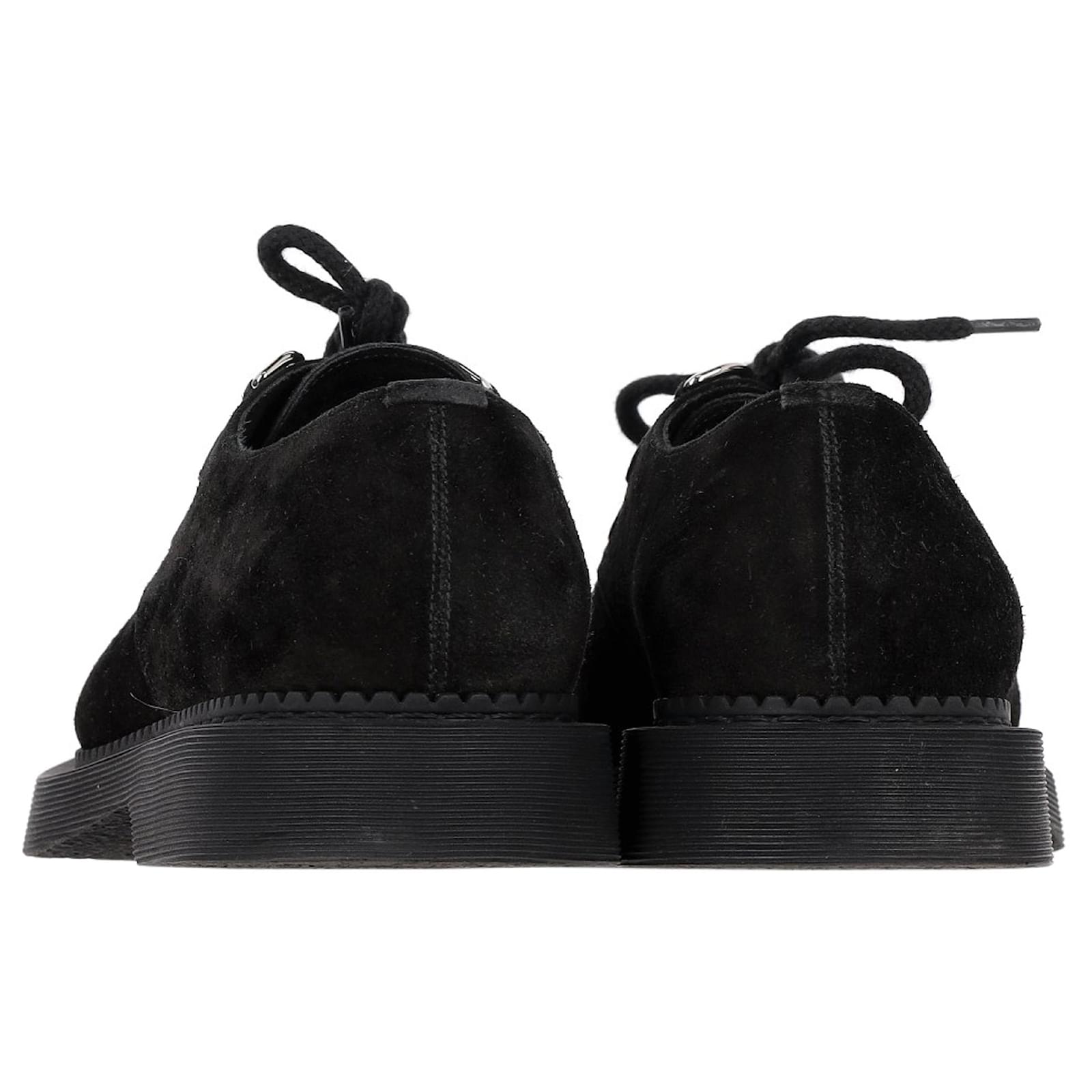 Saint Laurent Teddy Derby shoes in Black Suede ref.1736113 - Joli