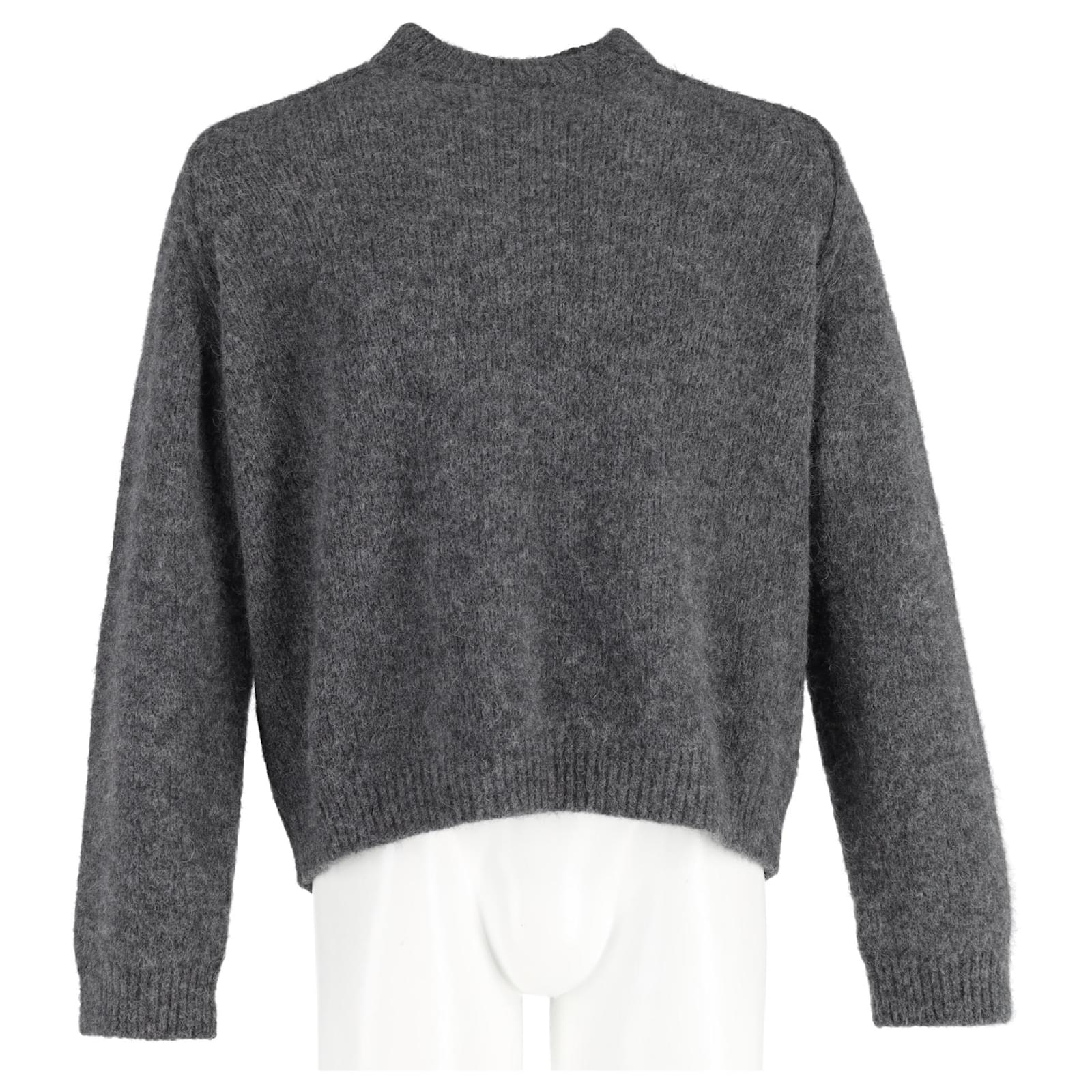 Apc Harris Jumper in Grey Wool Joli Closet