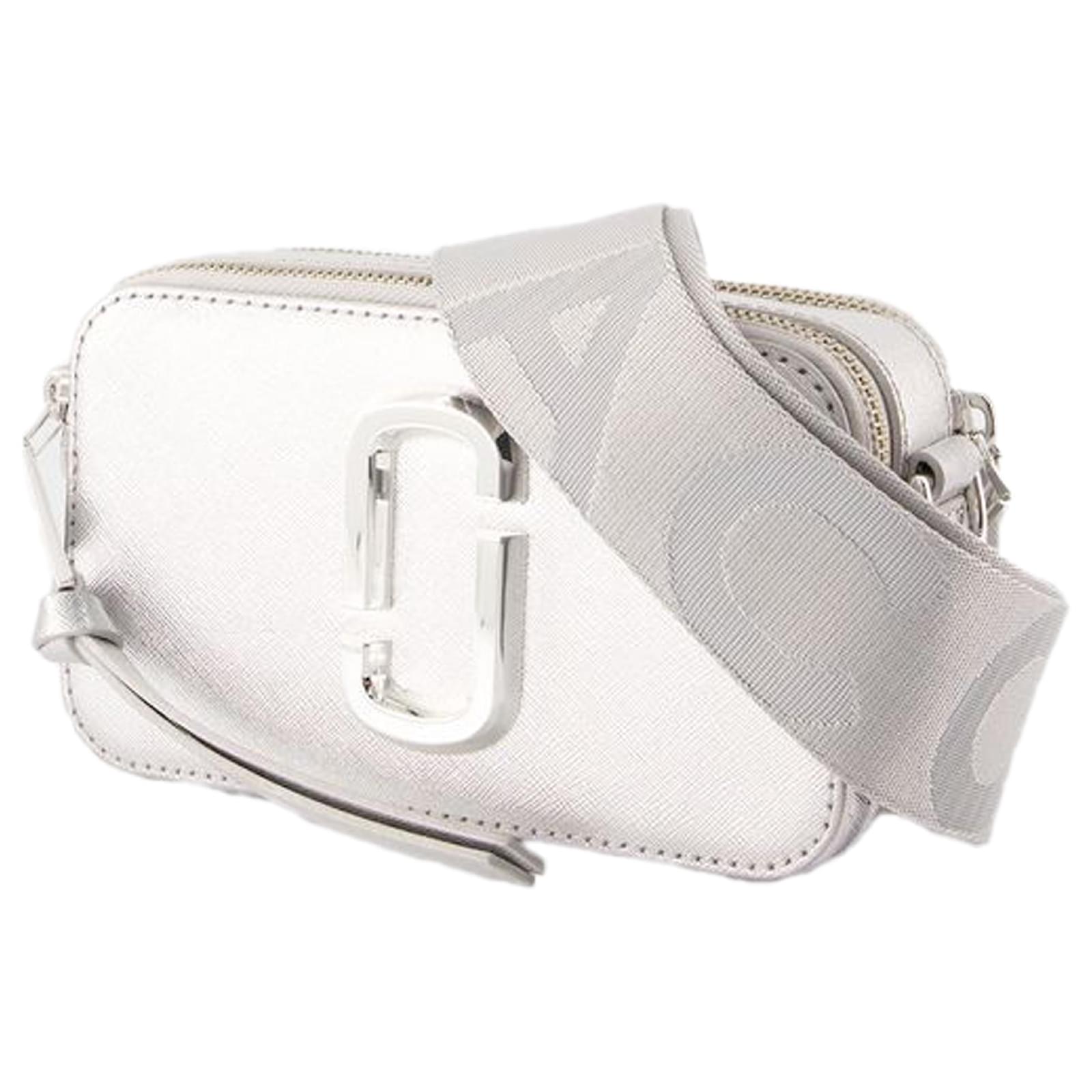 ショルダーバッグ・ポシェット The Snapshot Crossbody - Marc Jacobs - Leather - Silver Women's The Snapshot bag | MARC JACOBS | 24S
