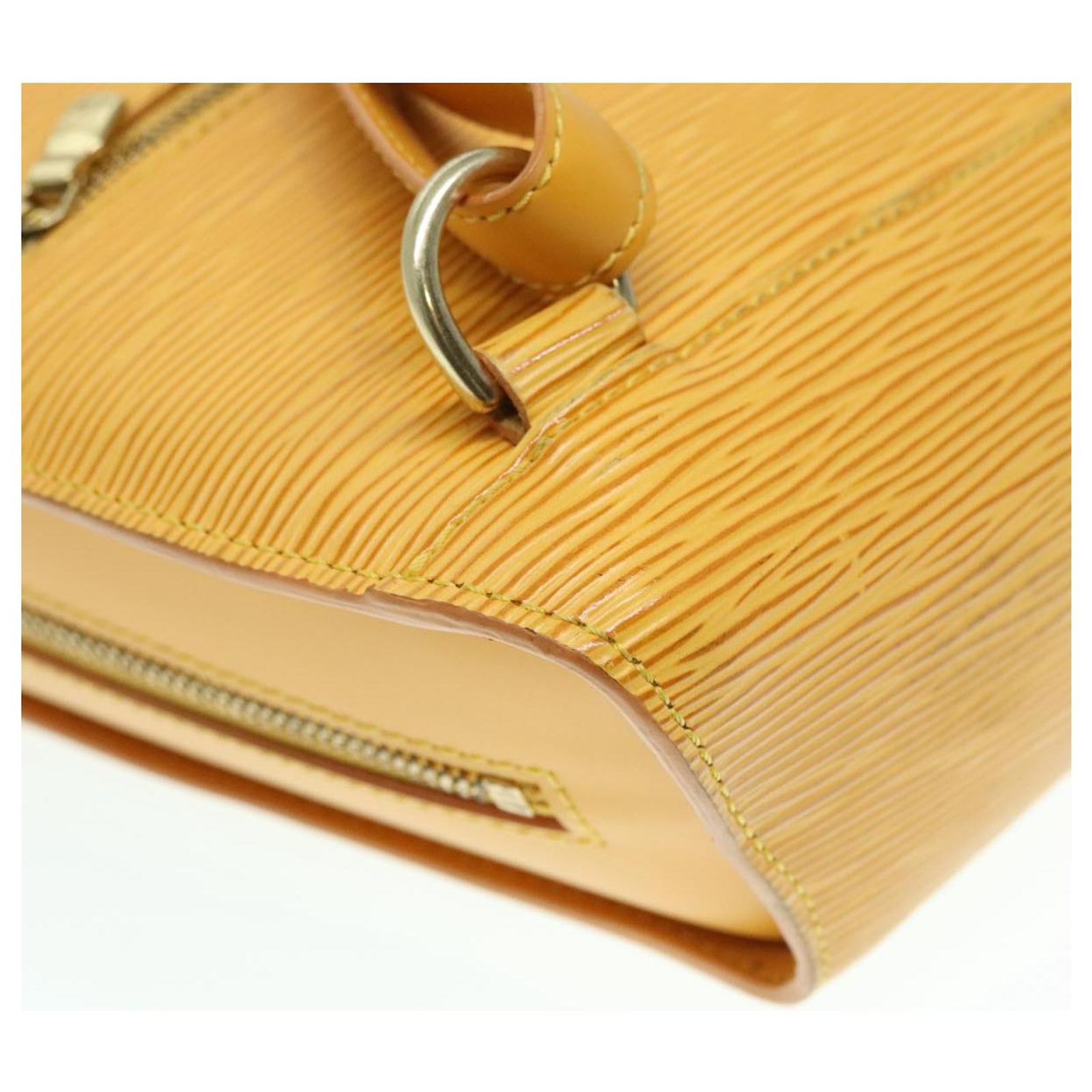 LOUIS VUITTON Epi Mabillon Backpack Yellow M52239 LV Auth 150563 LOUIS VUITTON Epi Mabillon Backpack Yellow M52239 LV Auth  main image 4