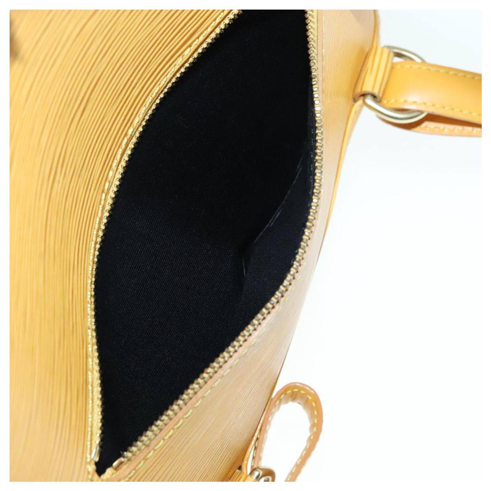LOUIS VUITTON Epi Mabillon Backpack Yellow M52239 LV Auth 