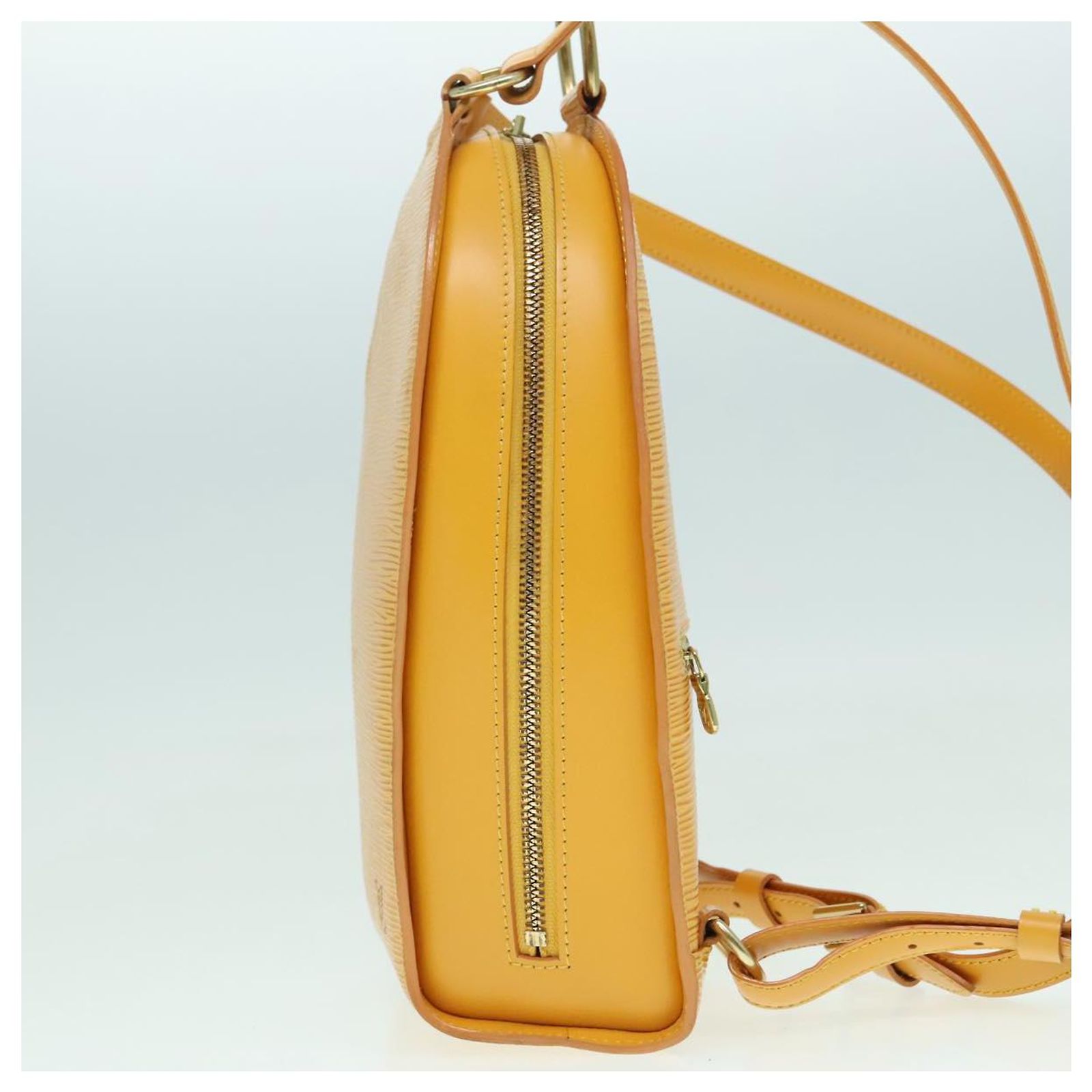 LOUIS VUITTON Epi Mabillon Backpack Yellow M52239 LV Auth  display picture 3