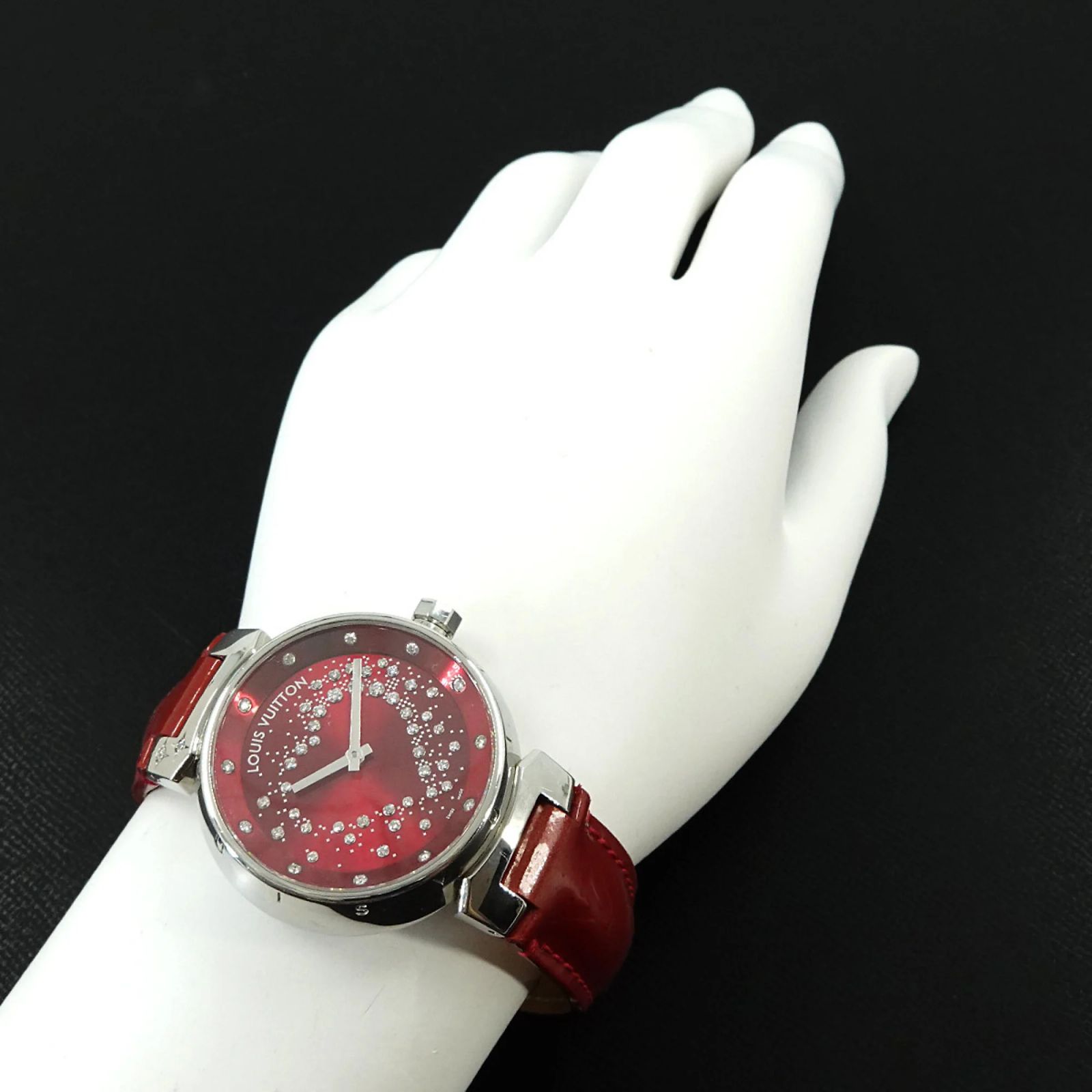 Louis Vuitton Tambour Attraction Heart Diamond Ladies Watch 