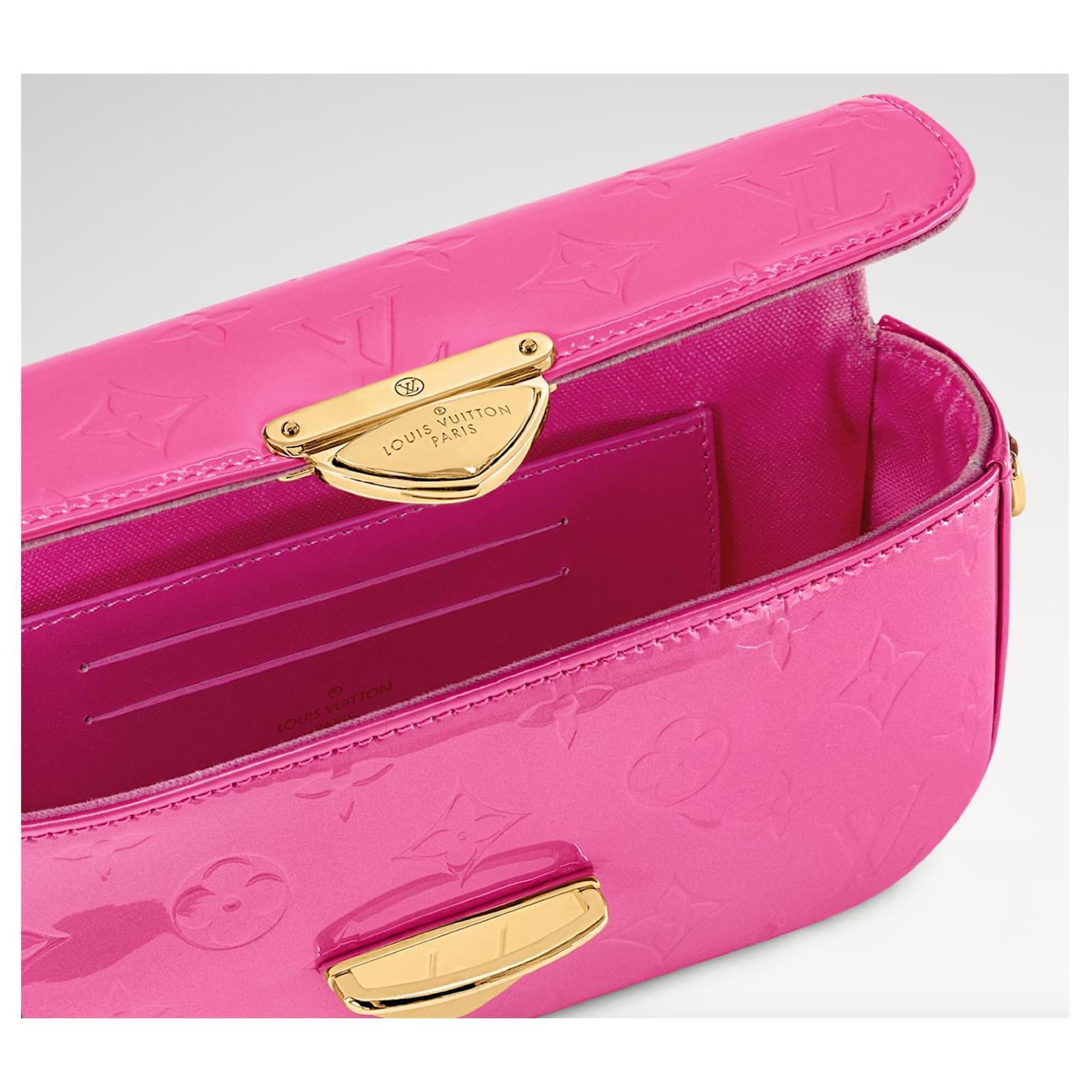 LOUIS VUITTON Malibu Pouch Bag M82994 NEW Pink Patent