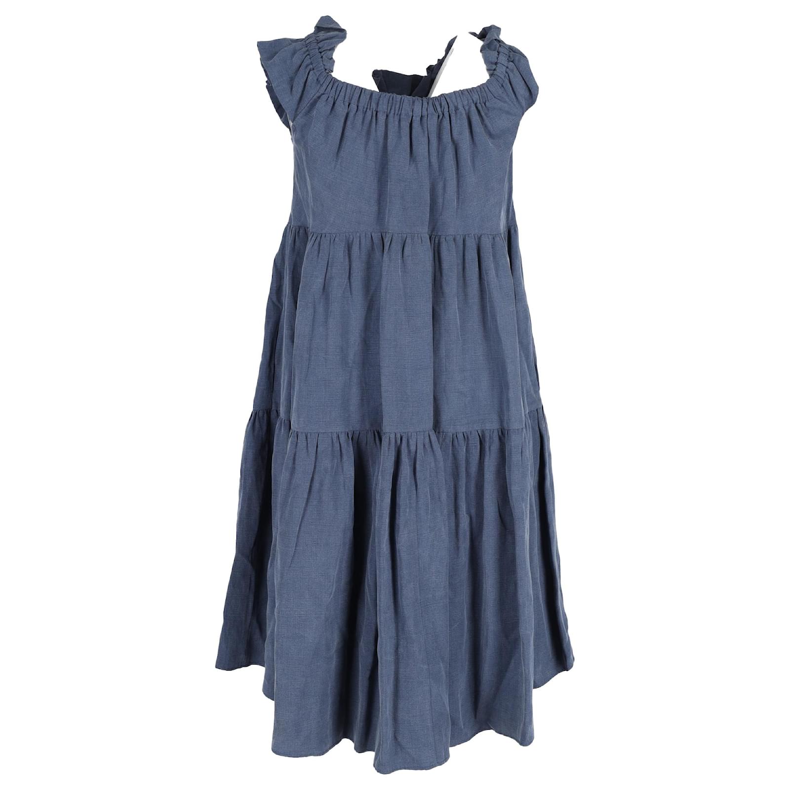 ulla-johnson-olivia-mini-off-the-shoulder-tiered-dress-in-blue-tencel