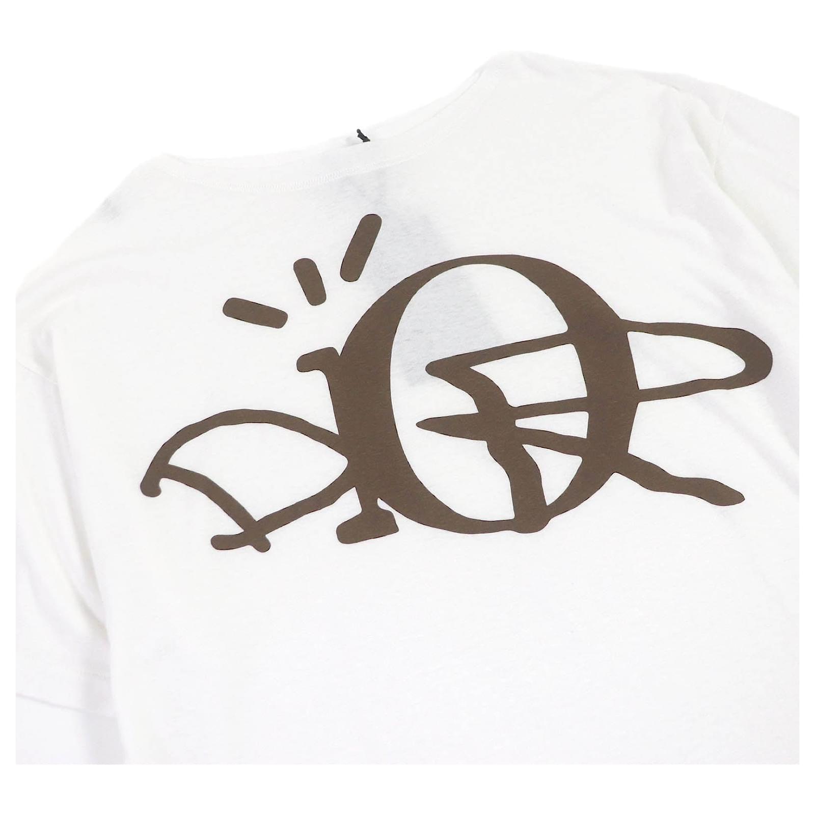 Dior Cactus Jack Travis Scott Oversized T-shirt White Cotton