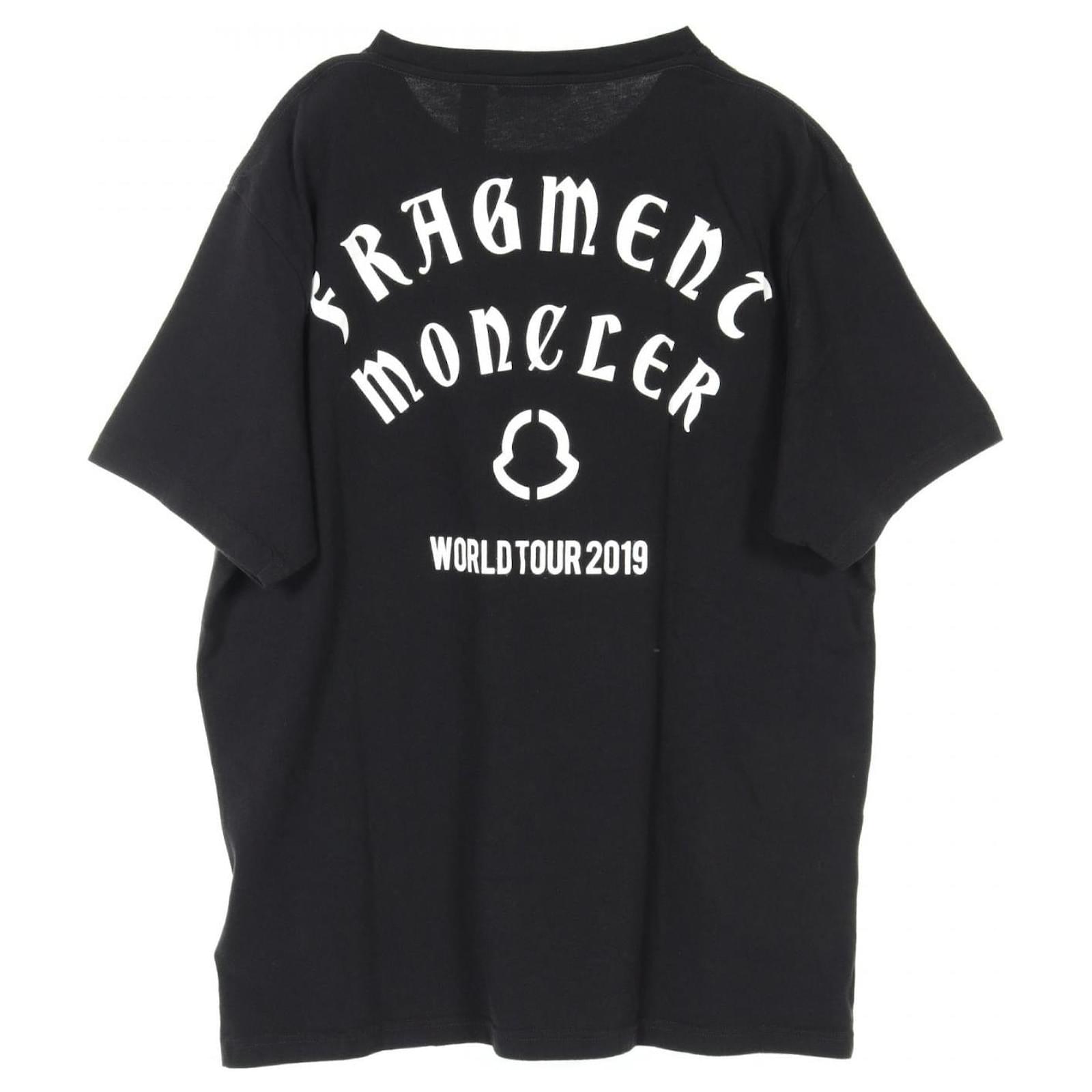 Moncler Genius 7 Fragment Hiroshi Fujiwara T-shirt Black Cotton ref.1741271  - Joli Closet