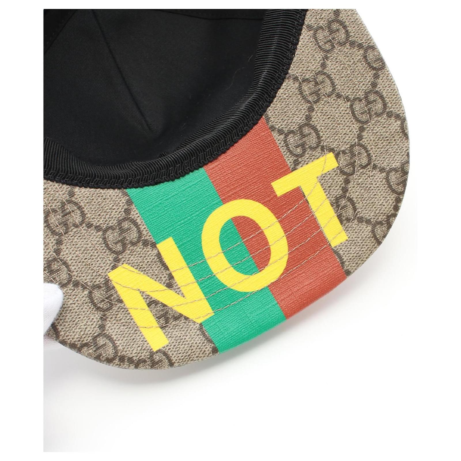 GUCCI グッチ FAKE NOT GGスプリーム キャップ Gucci FAKE NOT GG Supreme Cap 652866 ref.1741618 - Joli Closet